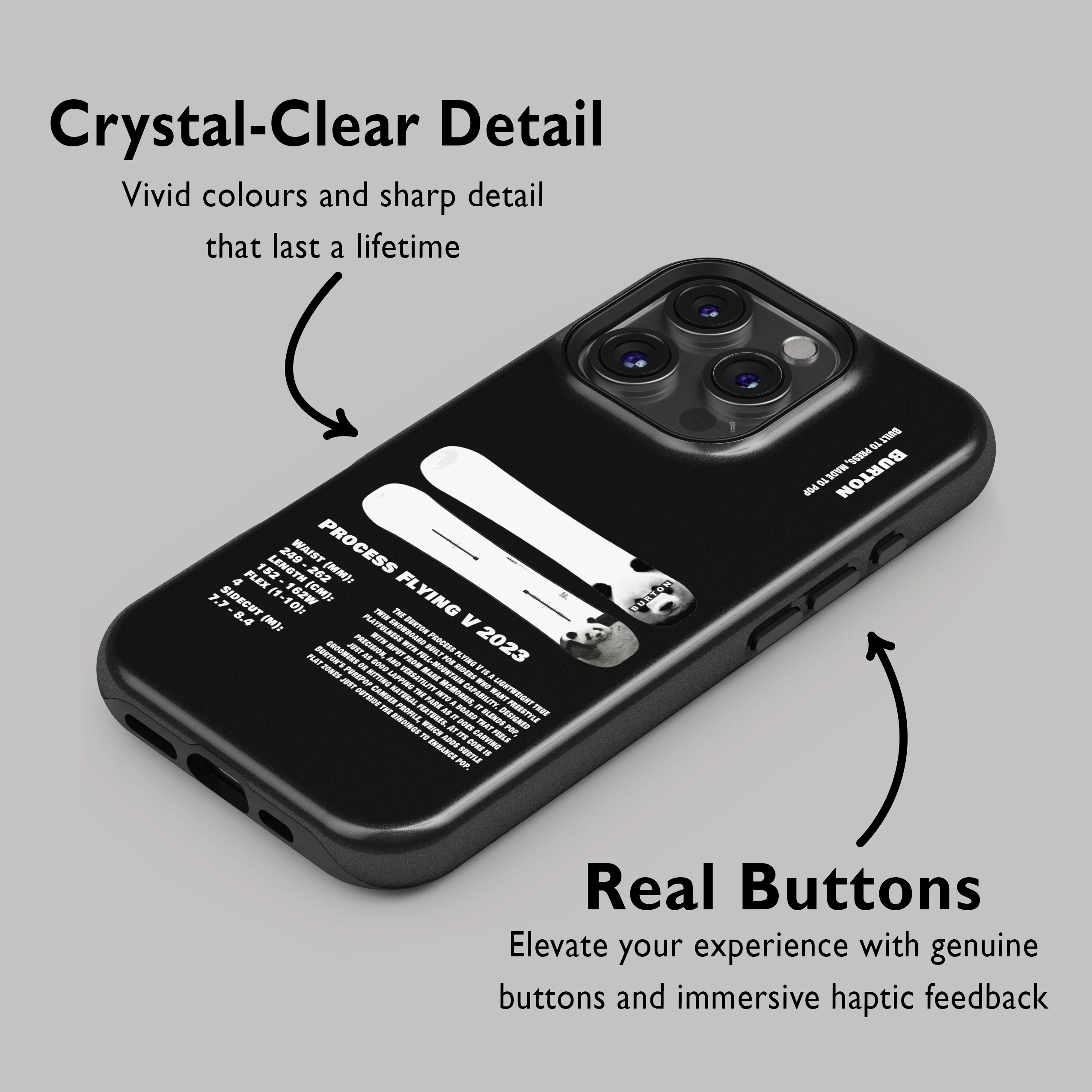 Burton Process Camber 2023 Snowboard Phone Case