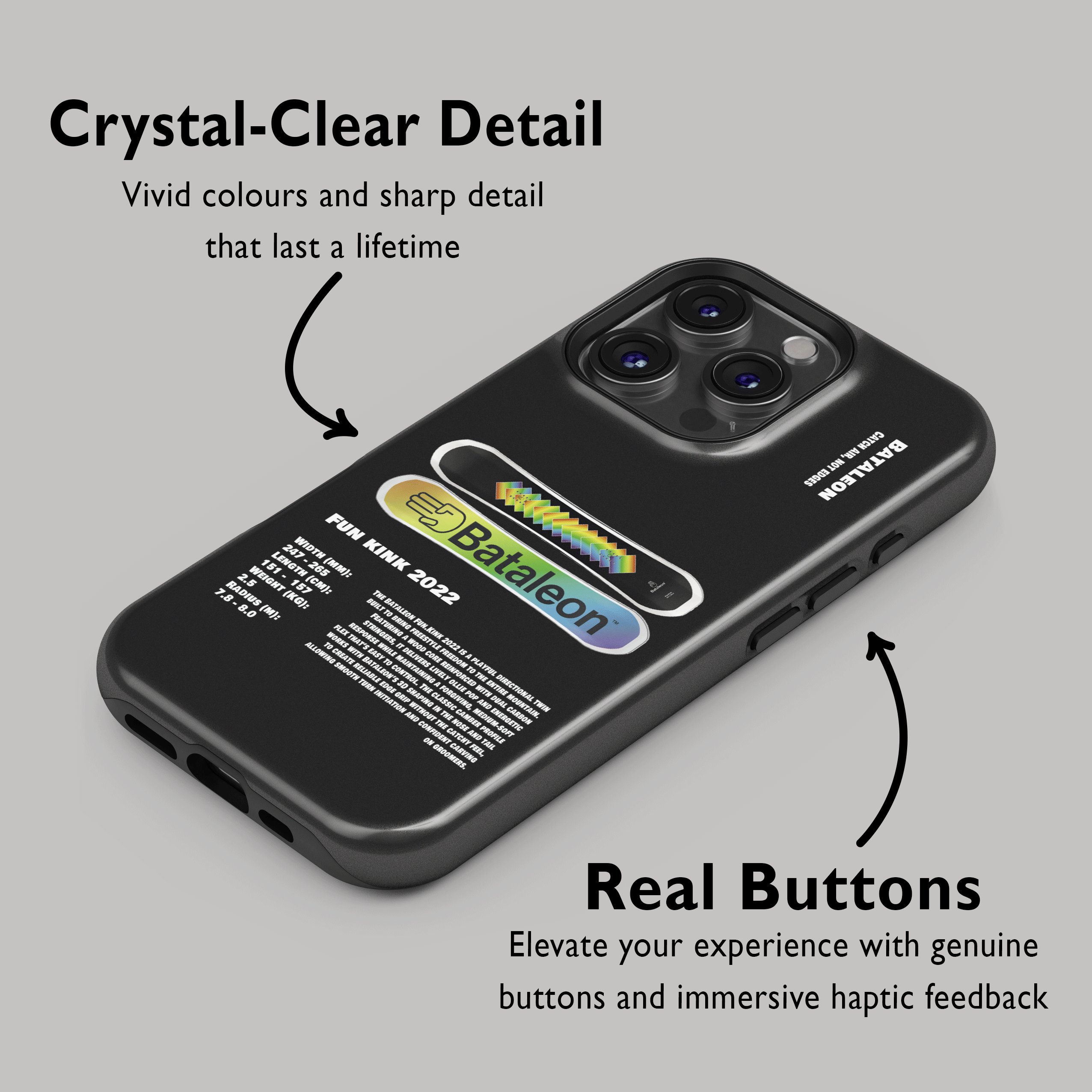 Bataleon Fun Kink 2022 Snowboard Phone Case