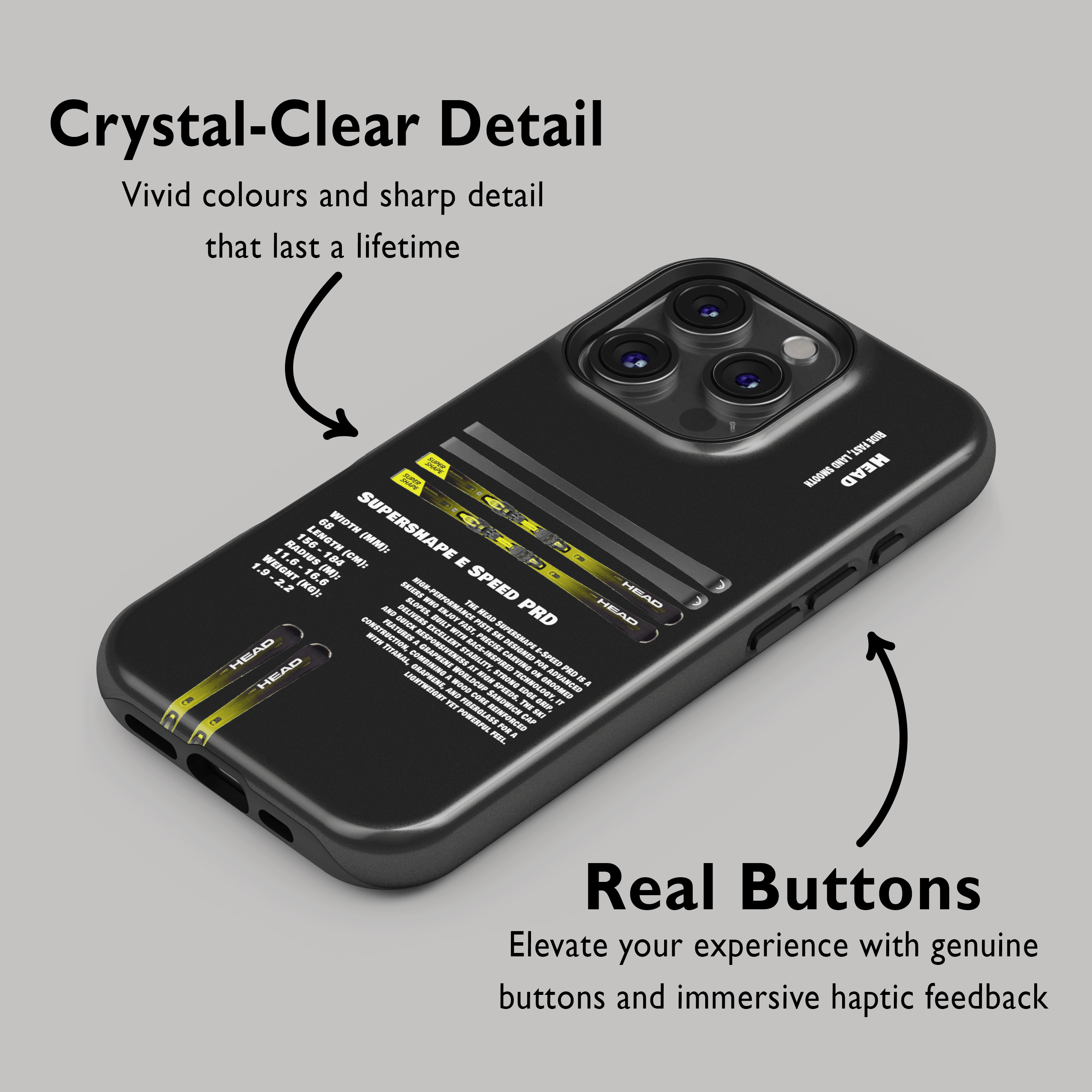 Head Supershape e Speed PRD Ski Phone Case