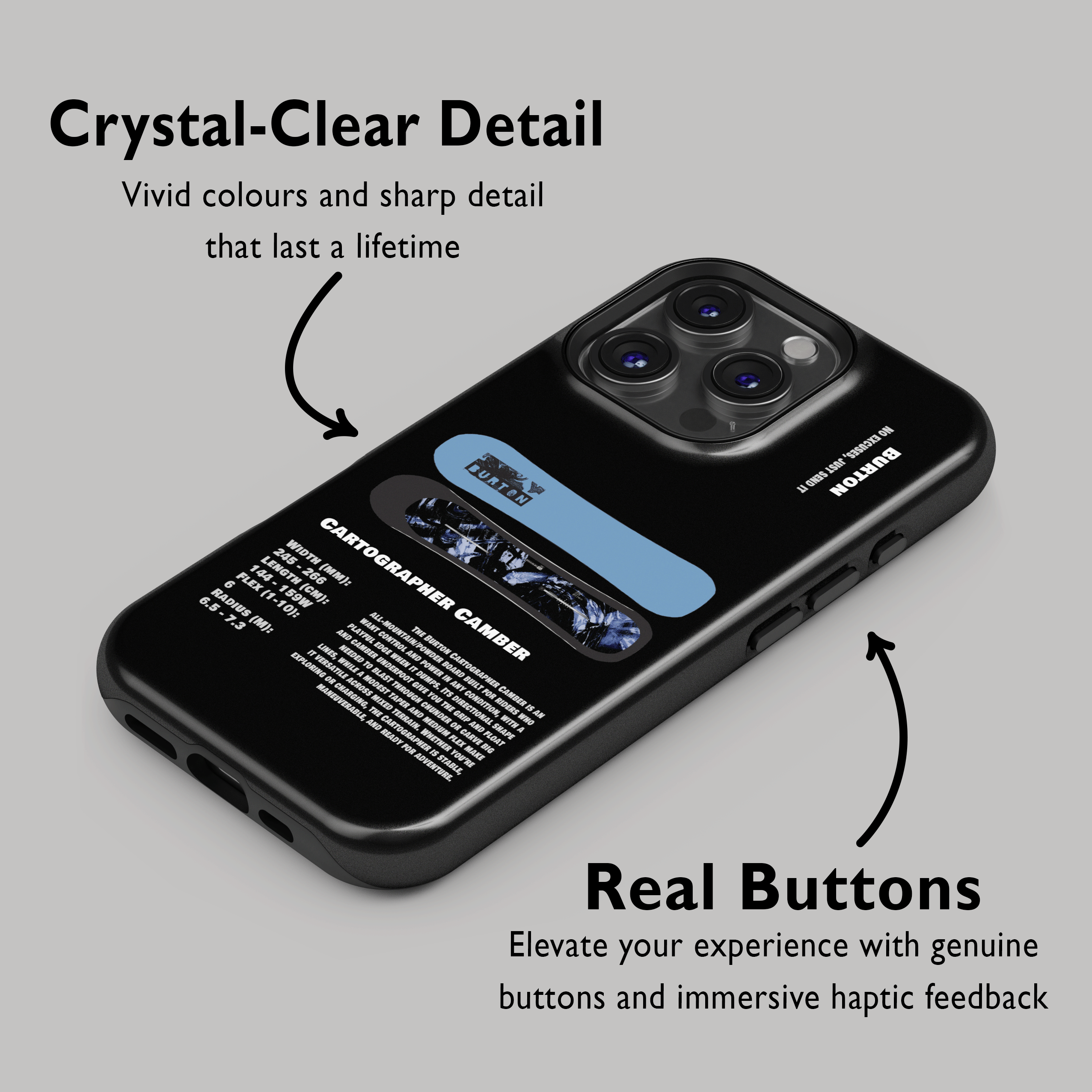 Étui de téléphone pour snowboard Burton Process Camber 2026