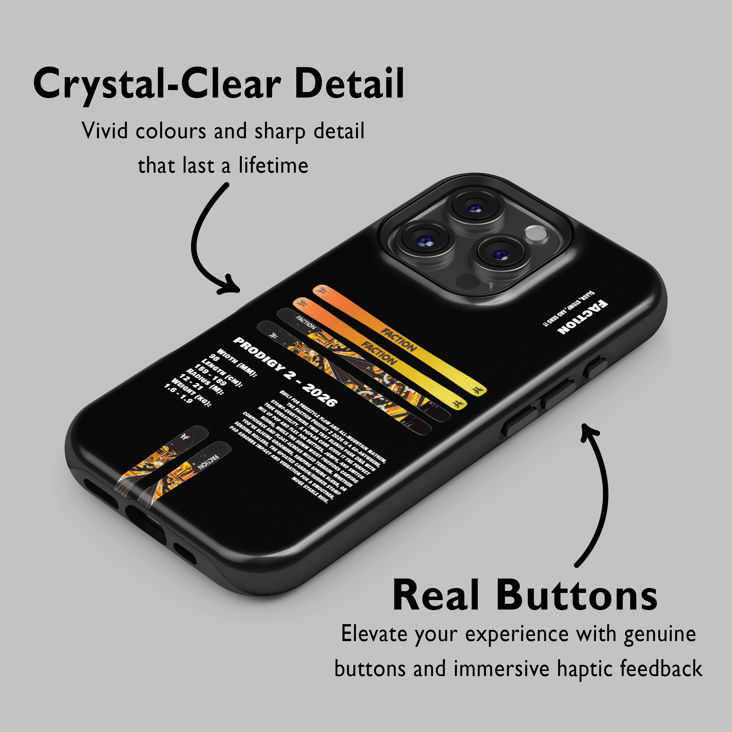 Faction prodigy 2 2026 Ski Phone Case