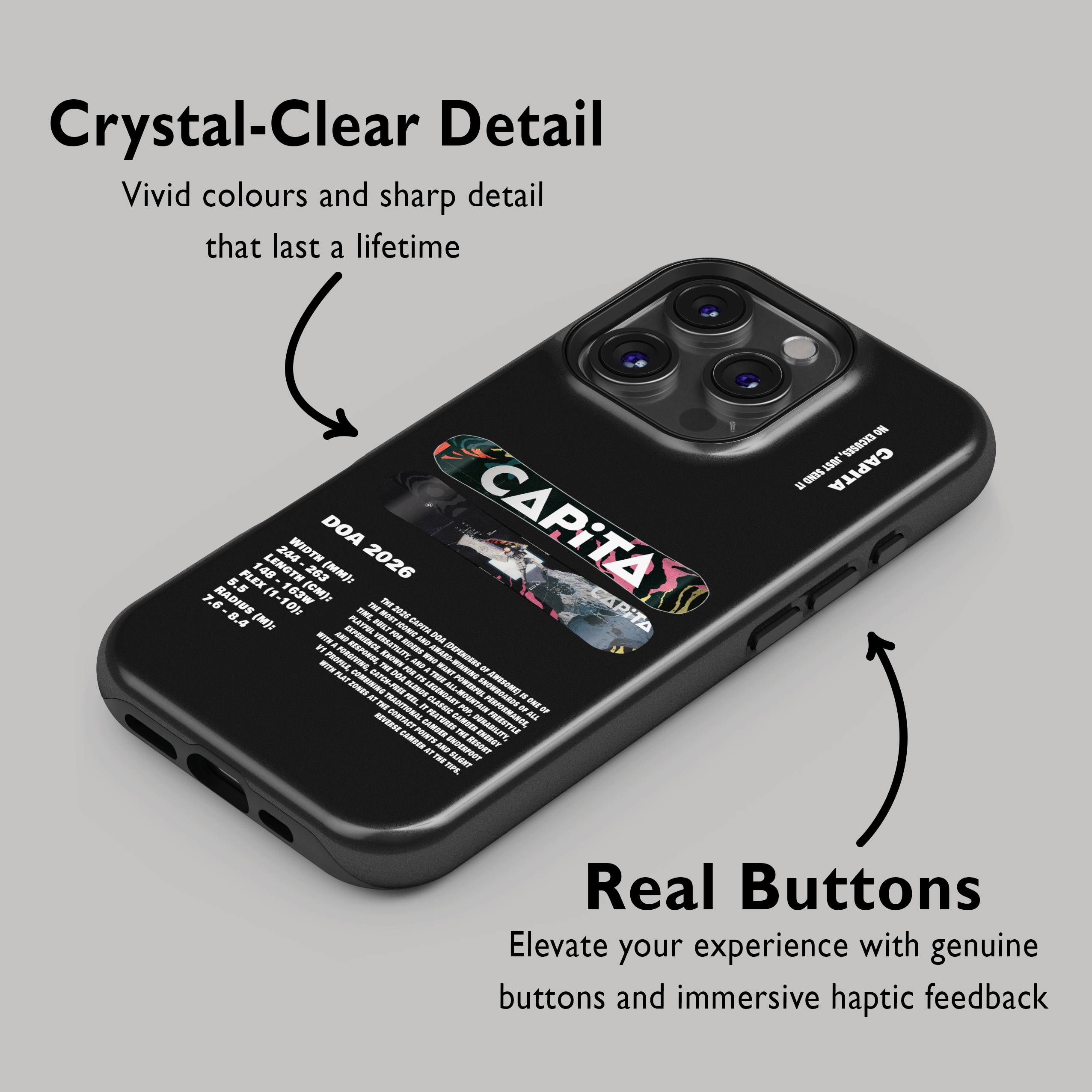Capita DOA 2026 Snowboard Phone Case