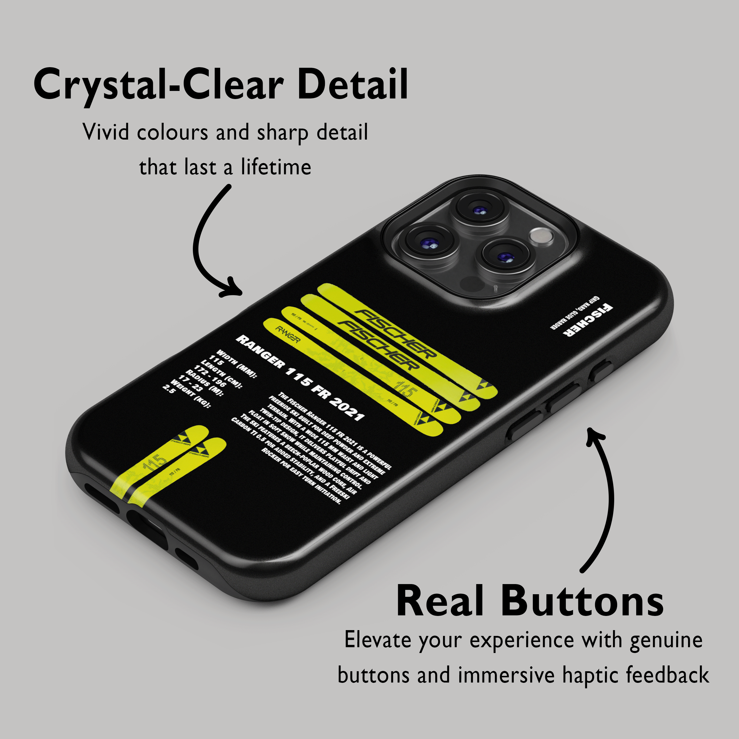Fischer Ranger 115 FR 2021 Ski Phone Case