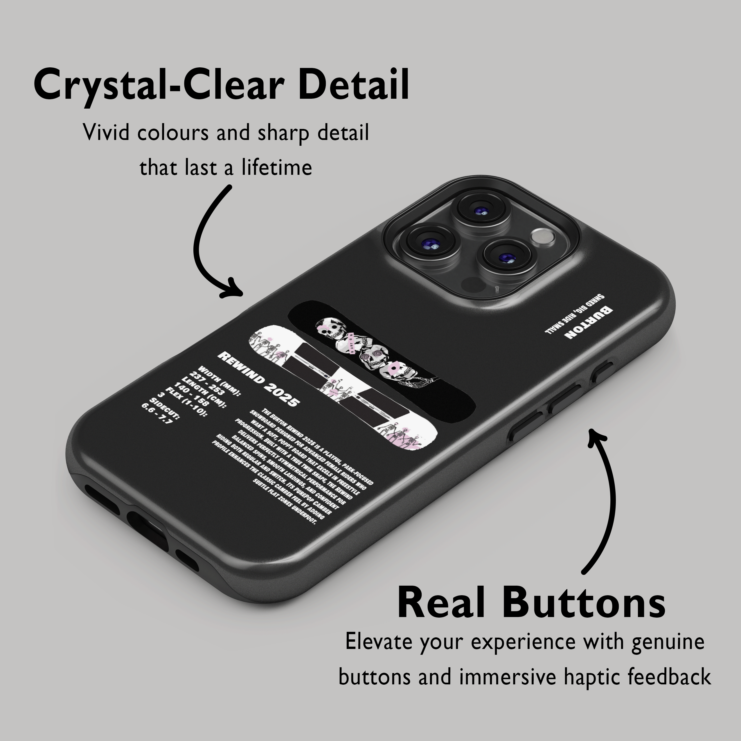 Burton Rewind 2025 Snowboard Phone Case