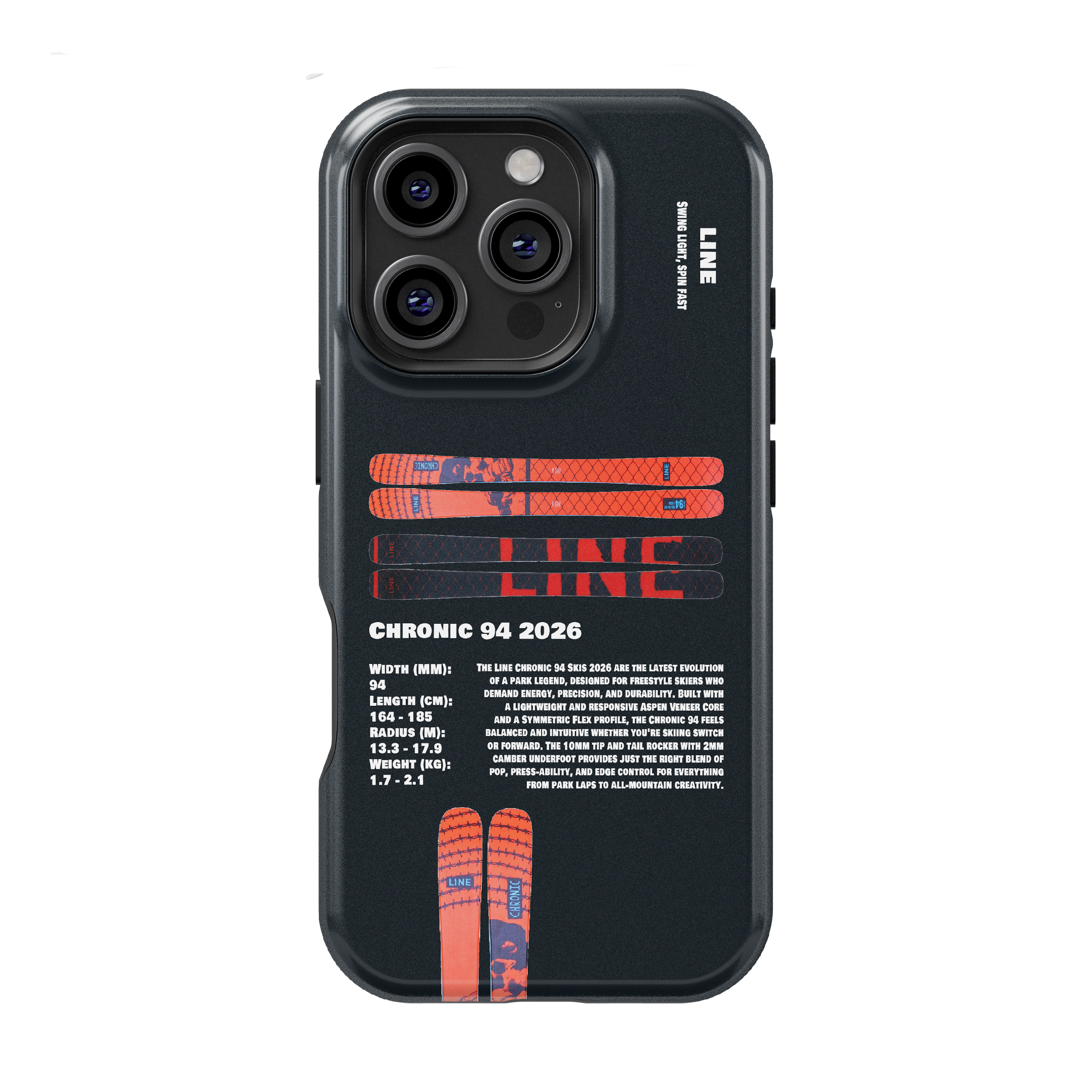 LINE chronic 94 2026 Ski Phone Case
