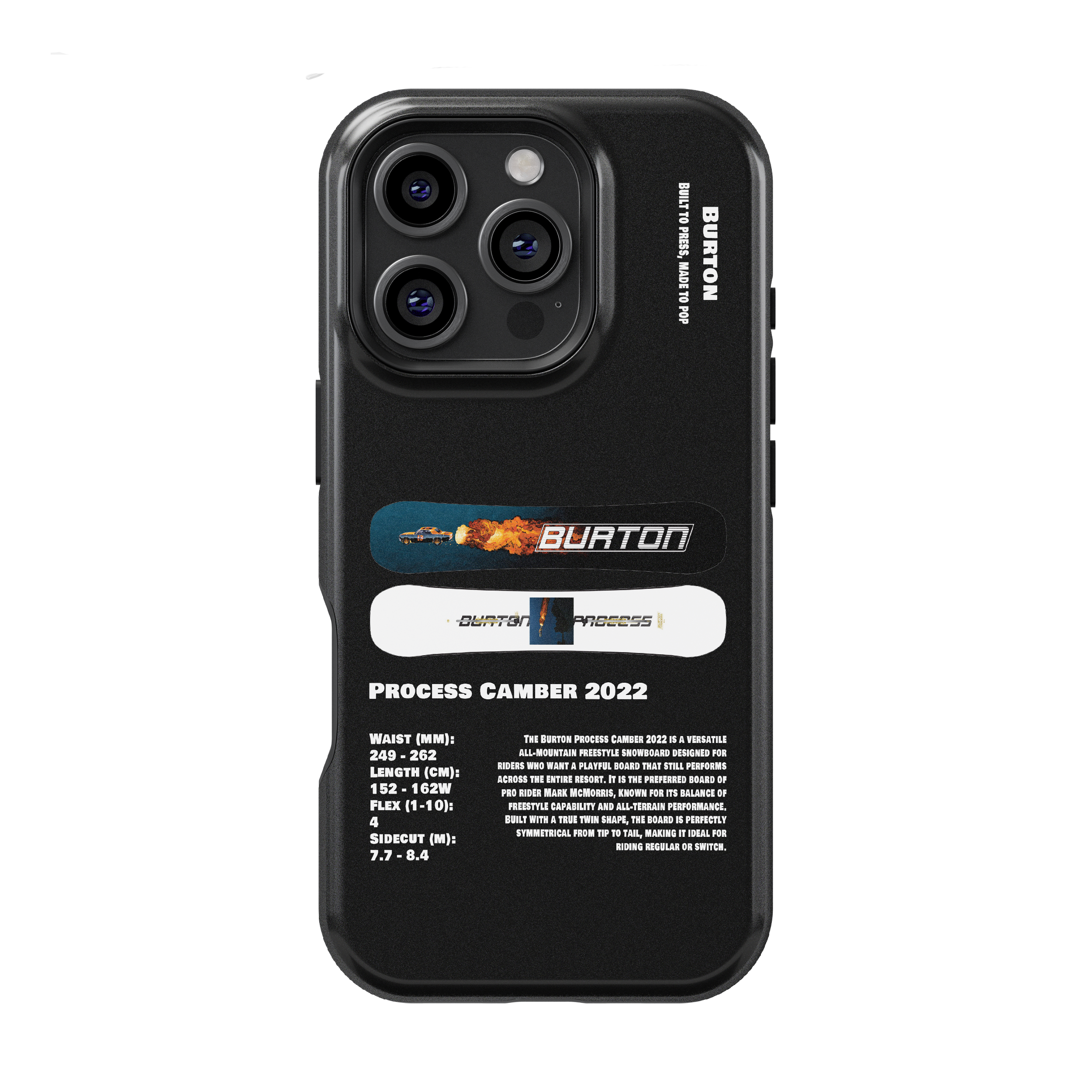 Burton Process Camber 2022 Snowboard Phone Case