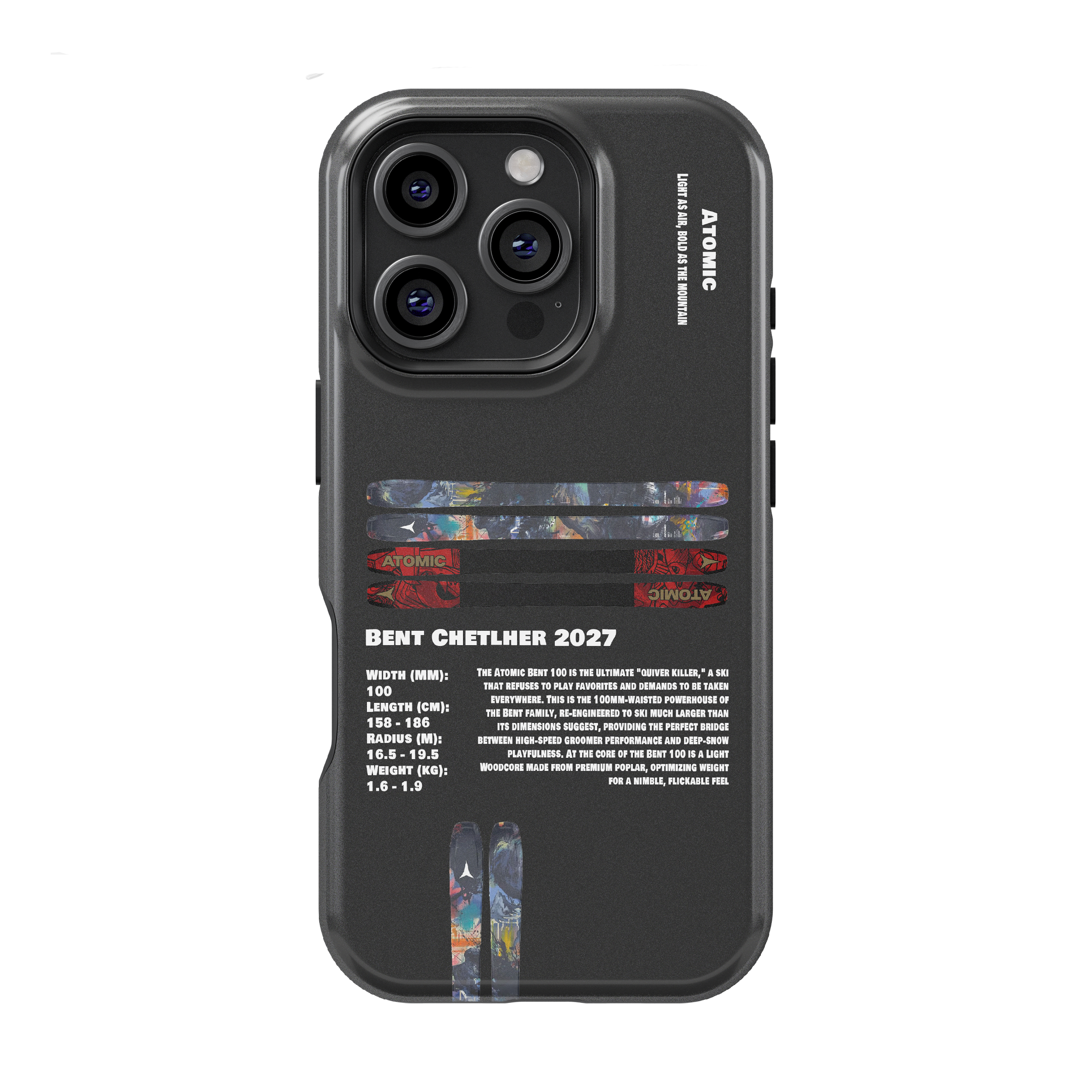 Atomic Bent Chetler 100 2027 Ski Phone Case