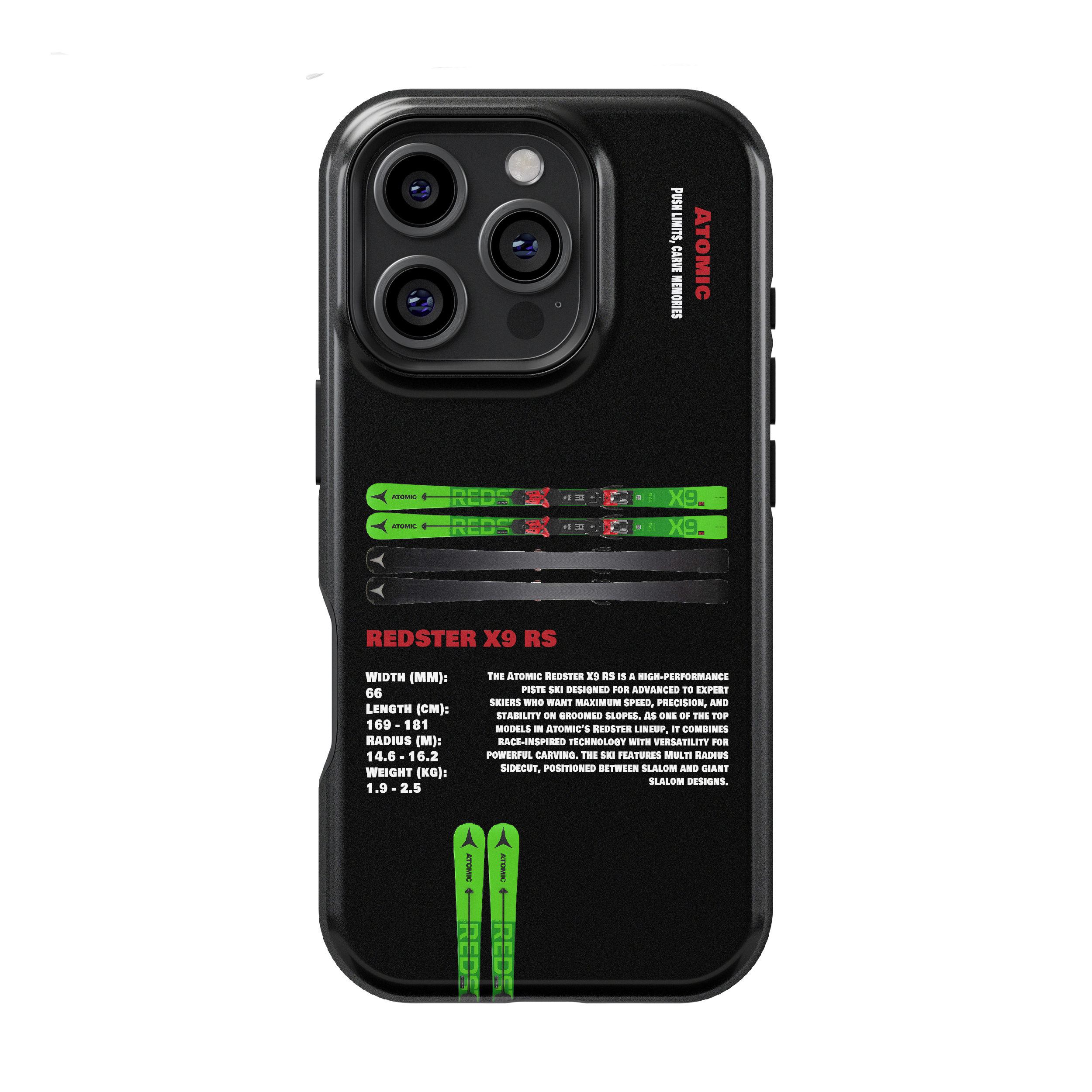 Atomic REDSTER X9 RS Ski Phone Case