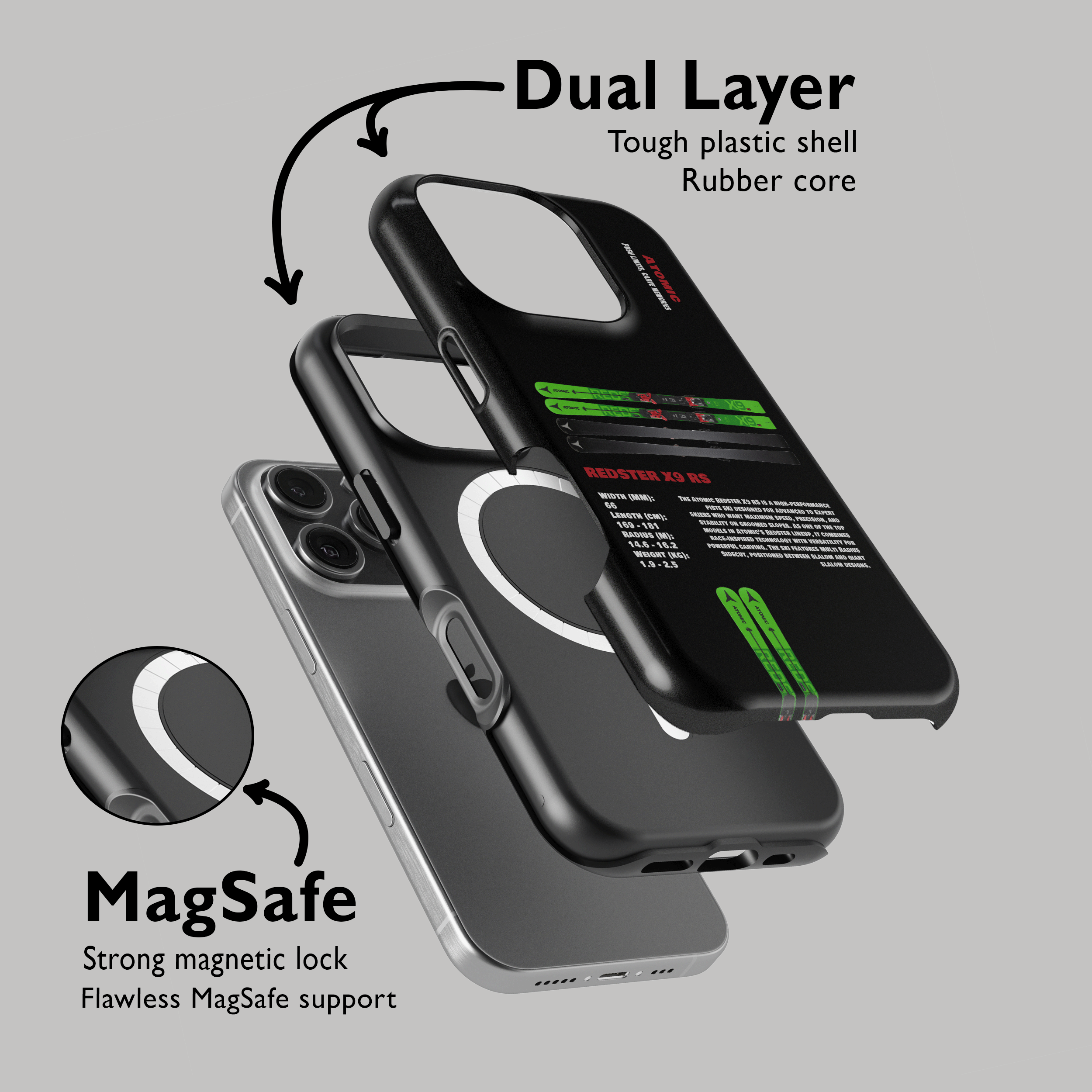 Atomic REDSTER X9 RS Ski Phone Case