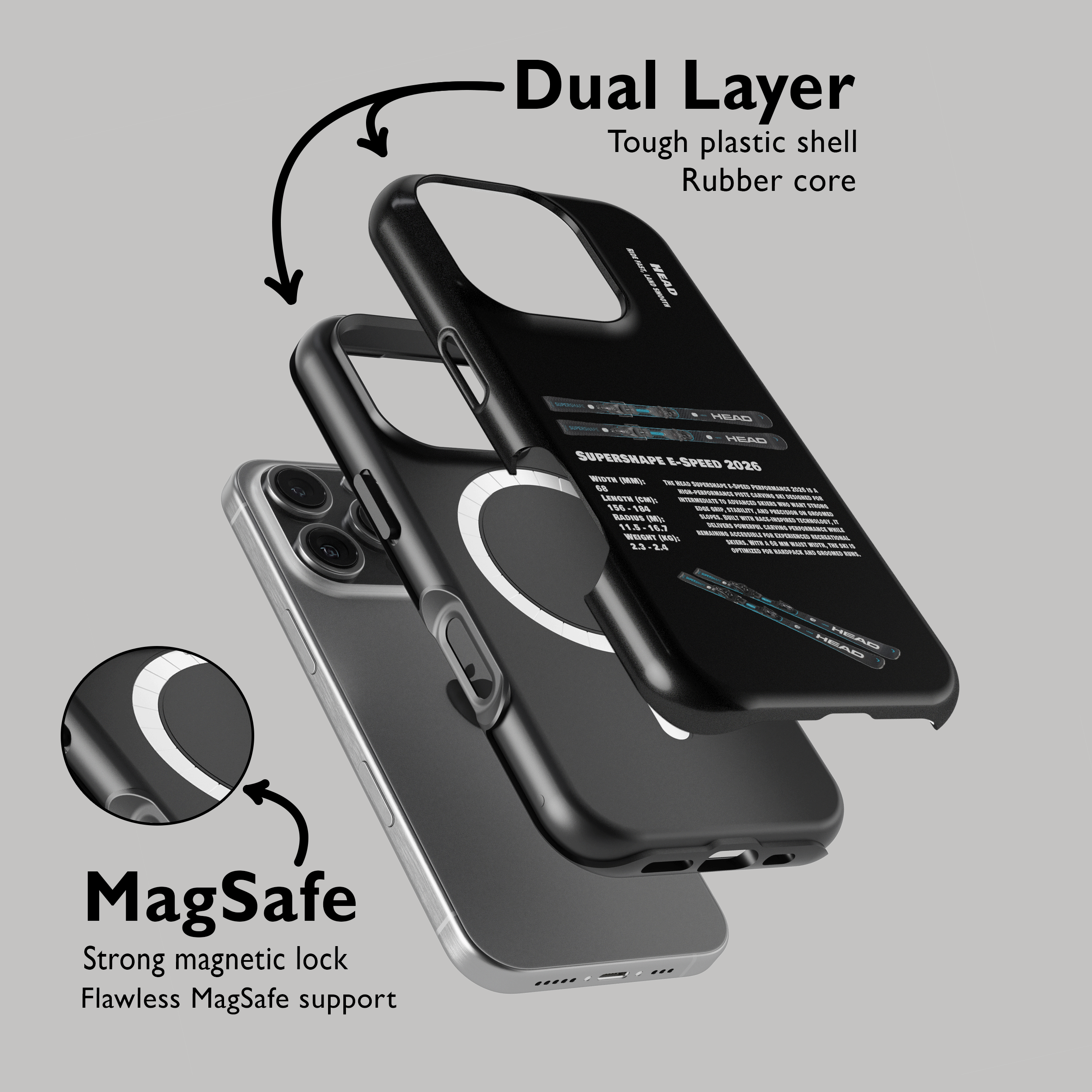 Head Supershape eSpeed Performance 2026 Ski Phone Case