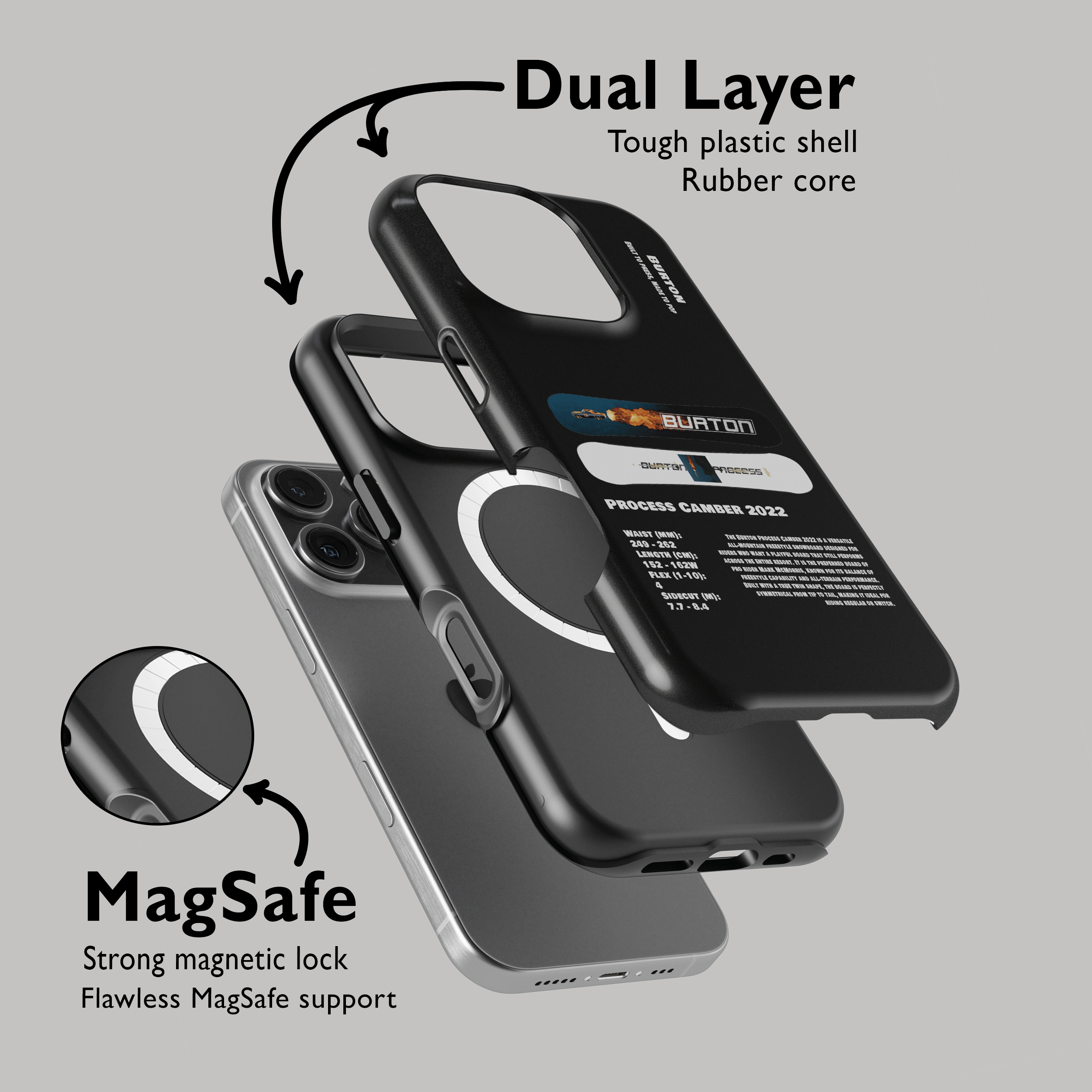 Burton Process Camber 2022 Snowboard Phone Case