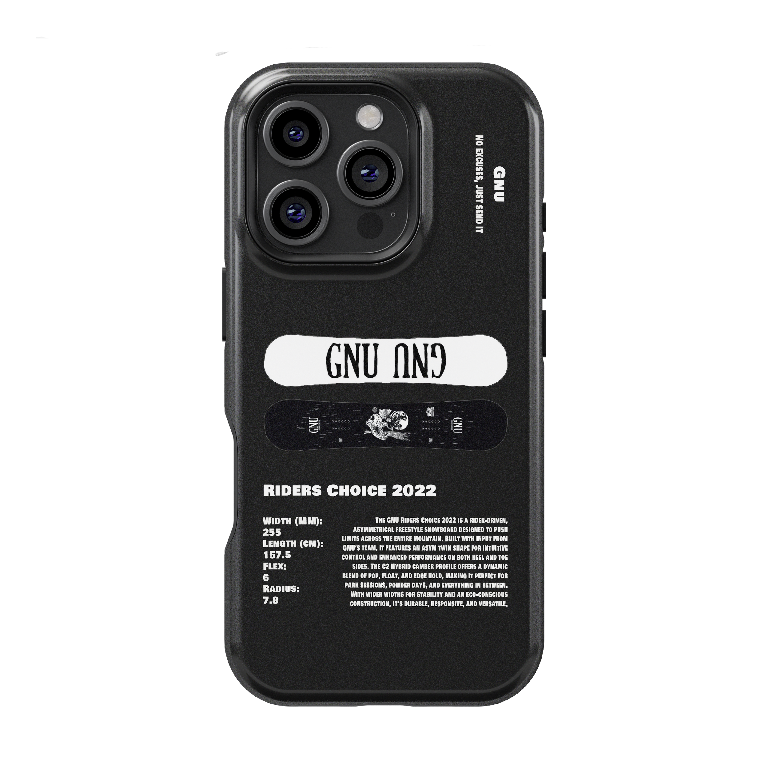 Gnu Riders Choice 2022 Snowboard Phone Case