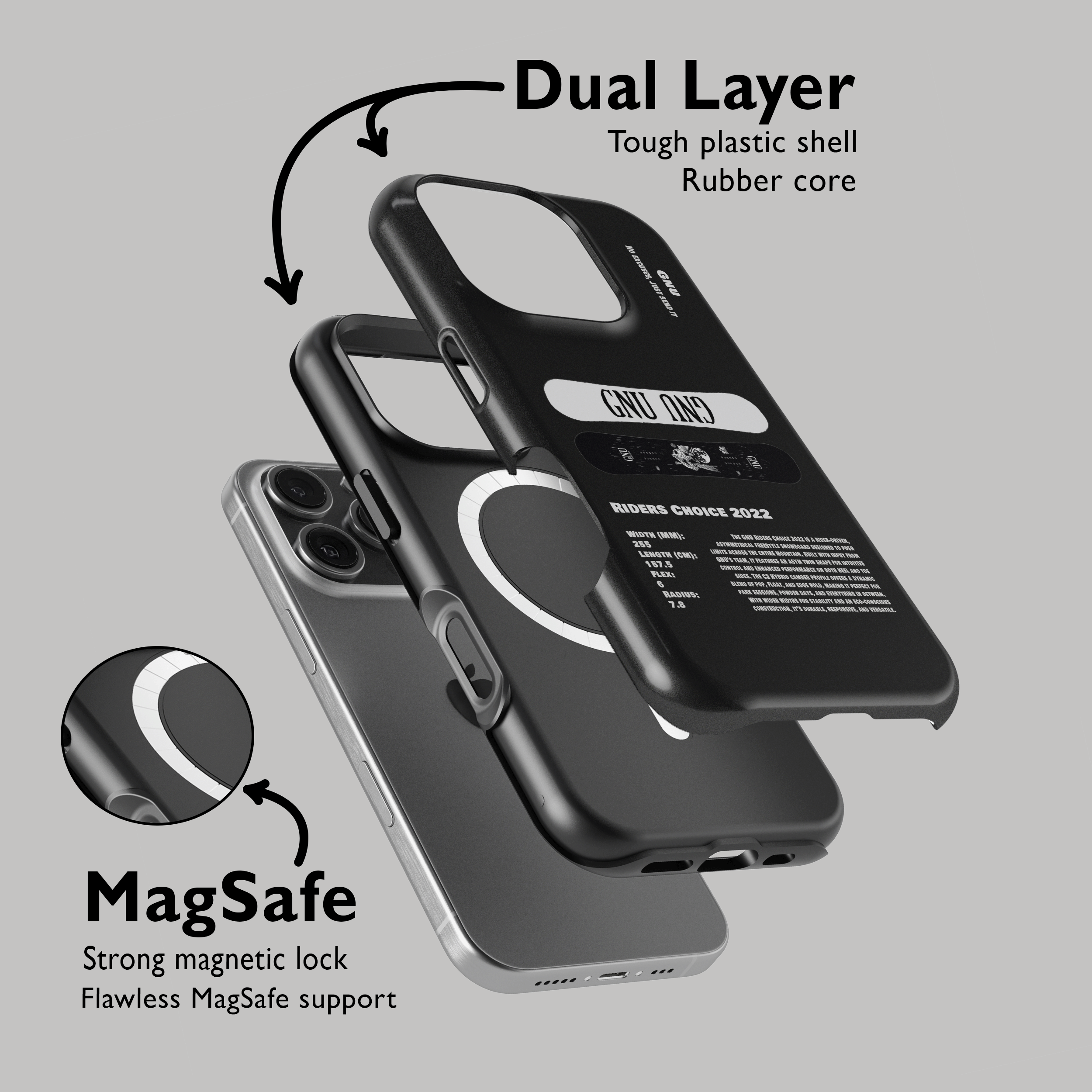 Gnu Riders Choice 2022 Snowboard Phone Case
