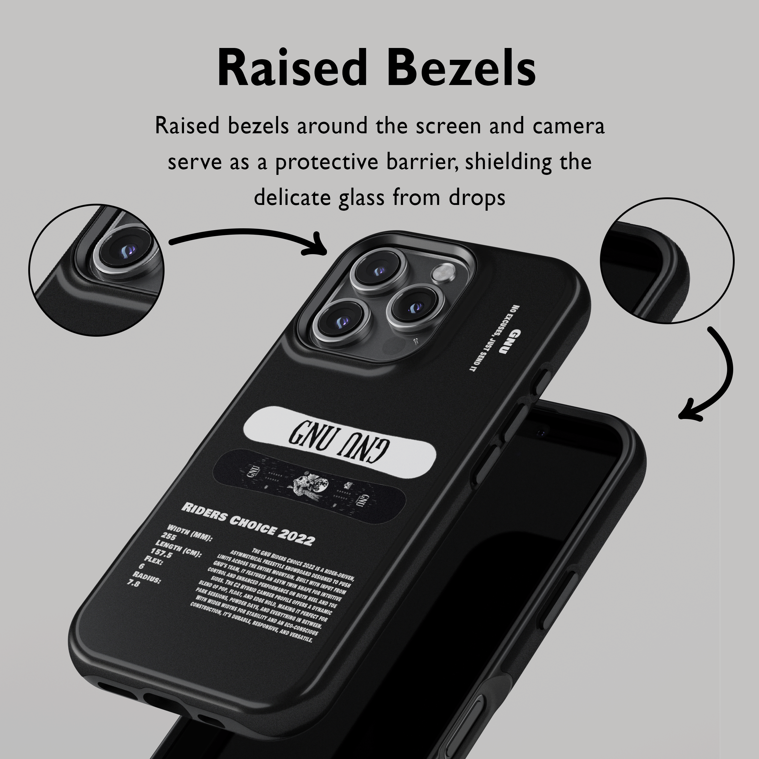 Gnu Riders Choice 2022 Snowboard Phone Case