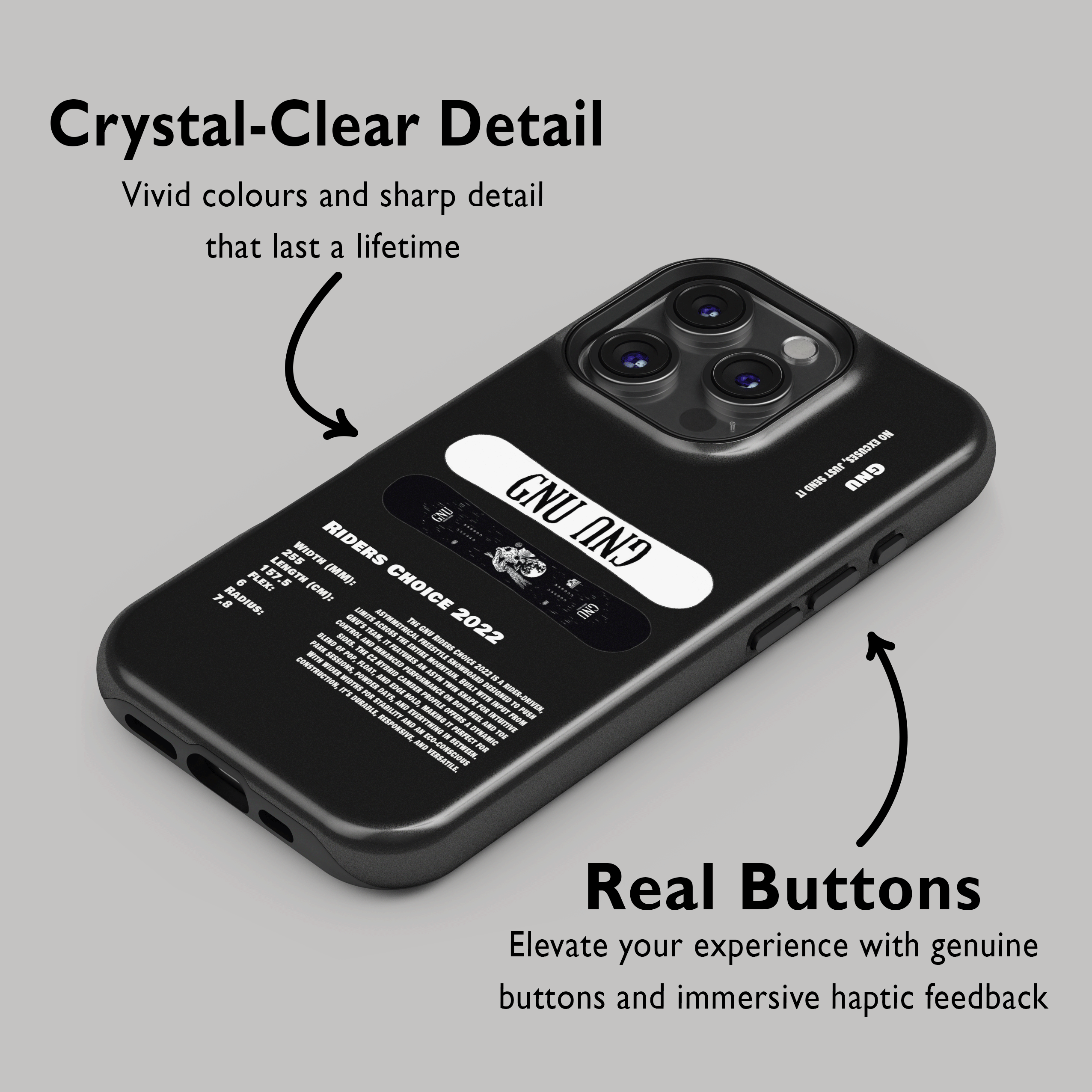 Gnu Riders Choice 2022 Snowboard Phone Case