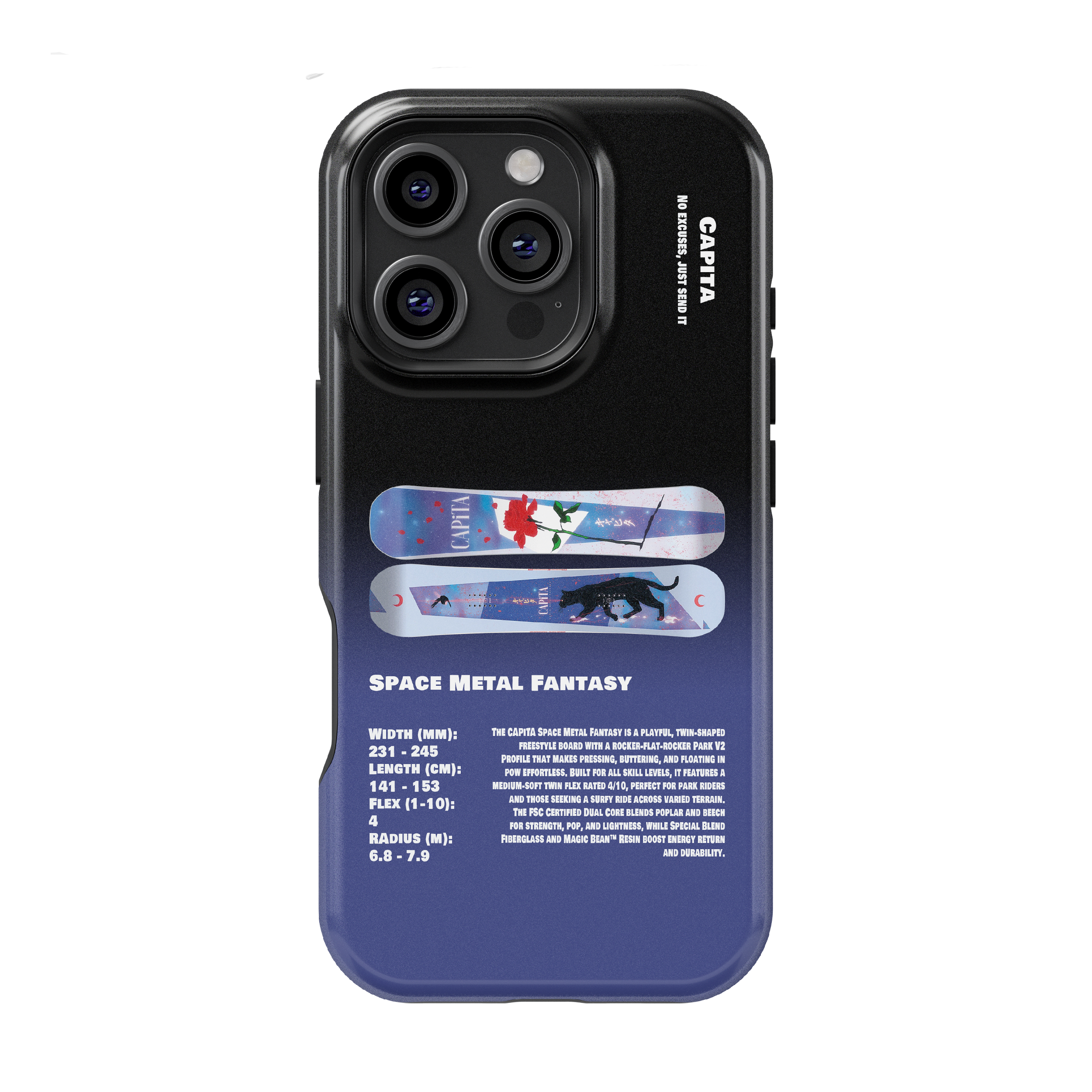 Capita Space Metal Fantasy Snowboard Phone Case