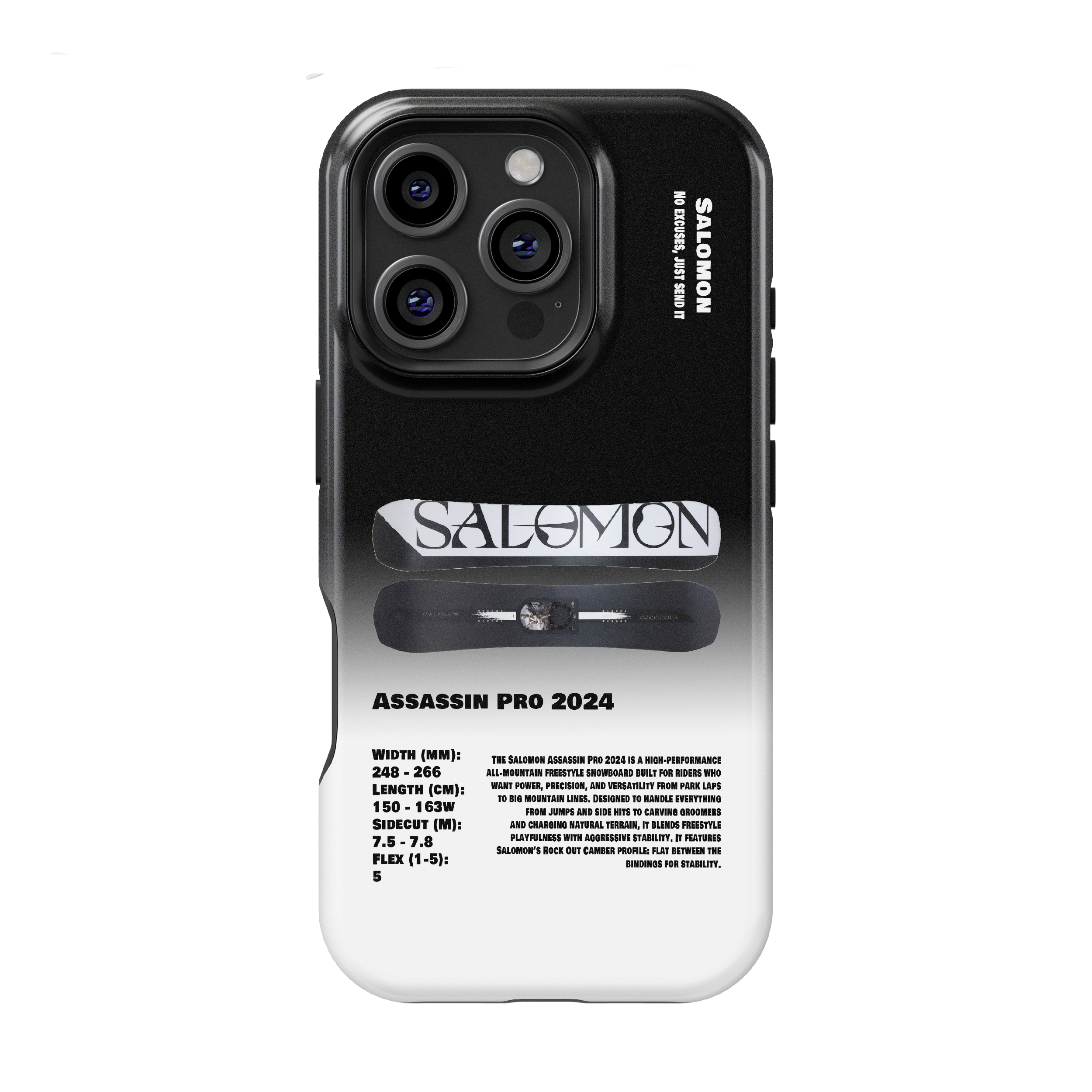 Salomon Assassin Pro 2024 Snowboard Phone Case