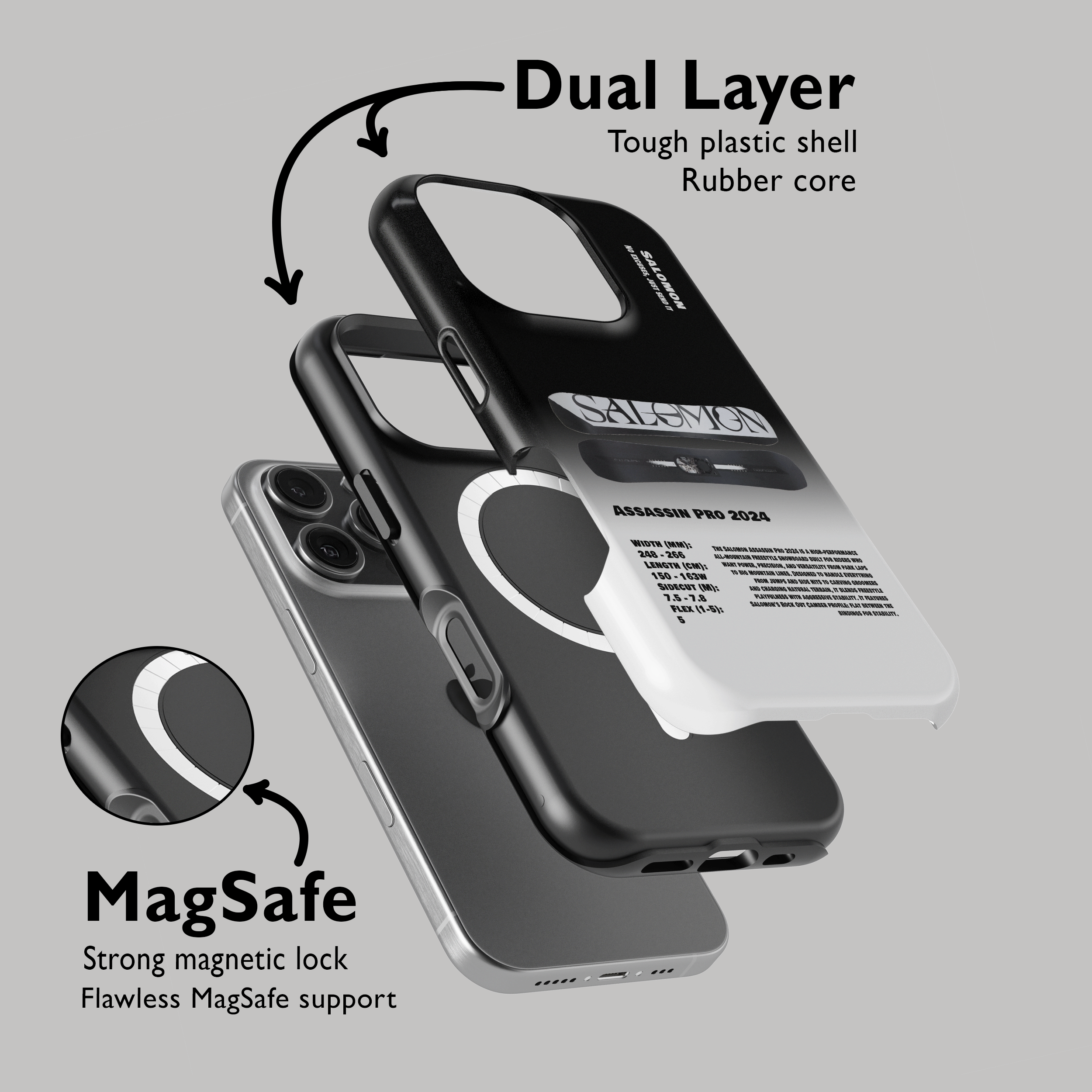 Salomon Assassin Pro 2024 Snowboard Phone Case