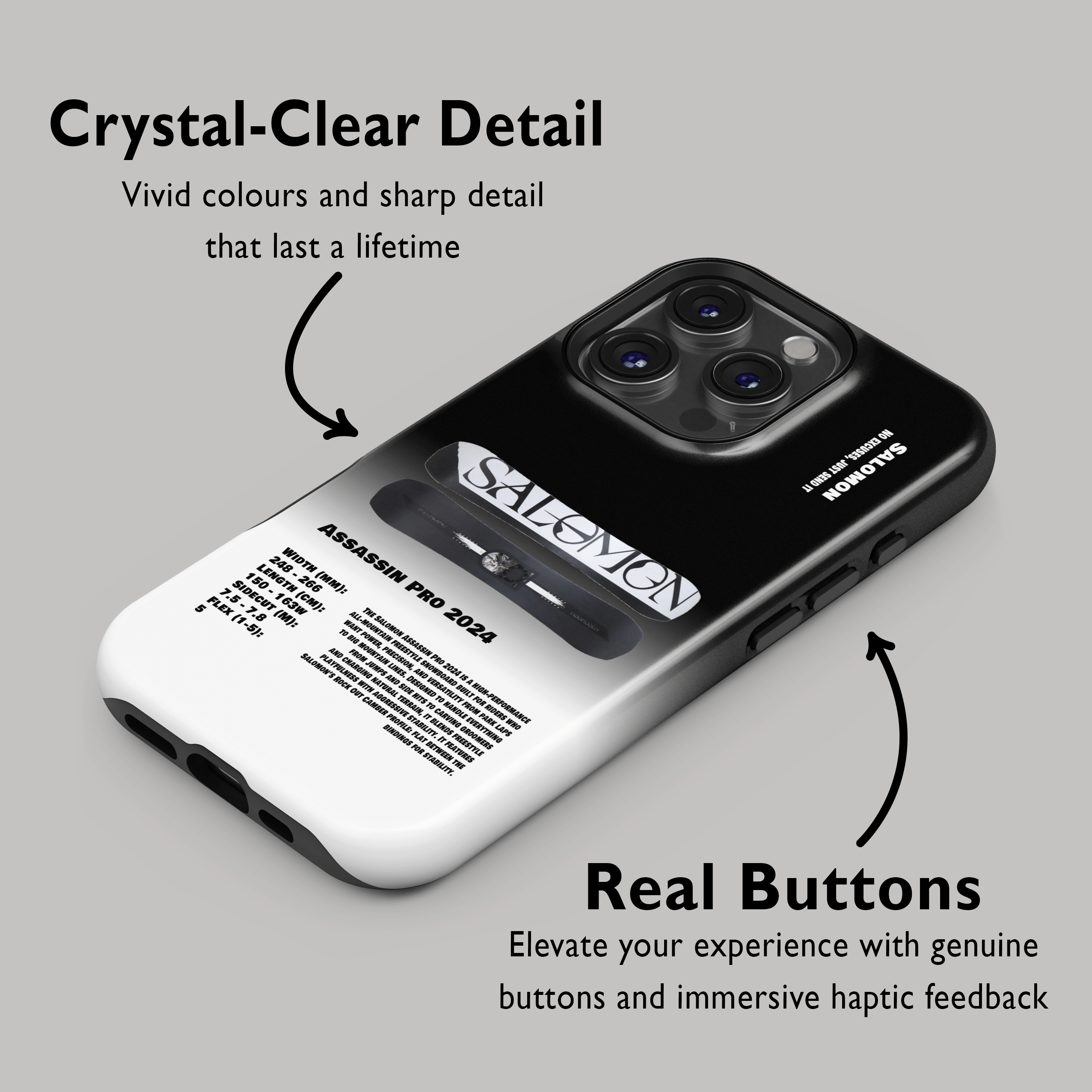 Salomon Assassin Pro 2024 Snowboard Phone Case