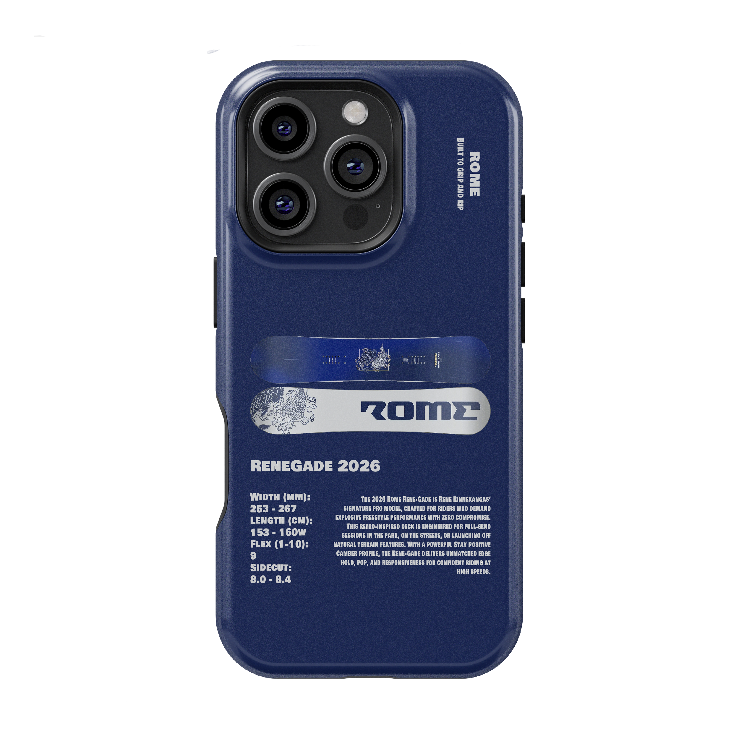 Rome ReneGade 2026 Snowboard Phone Case