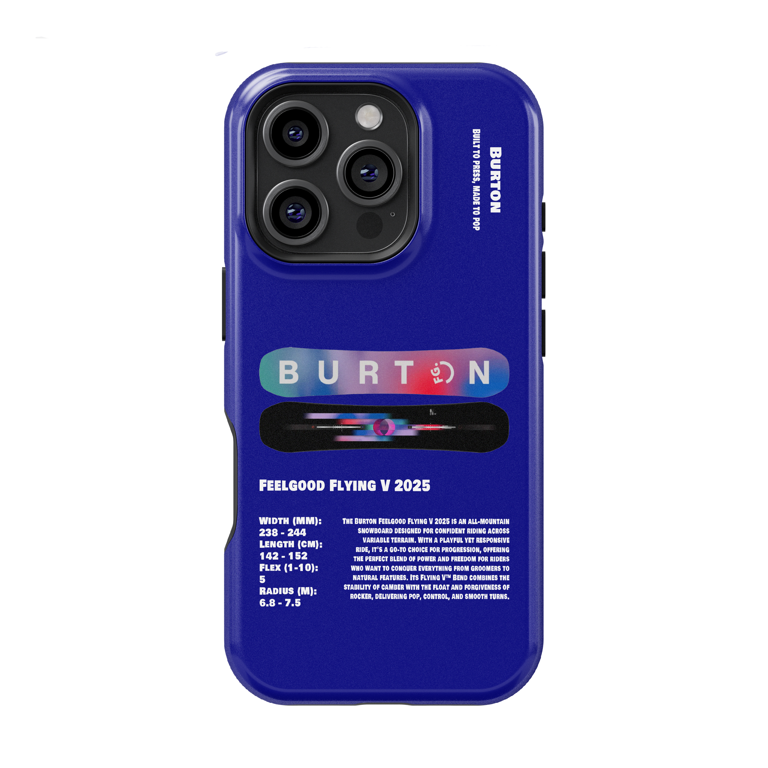 Étui de téléphone pour snowboard Burton Process Camber 2026