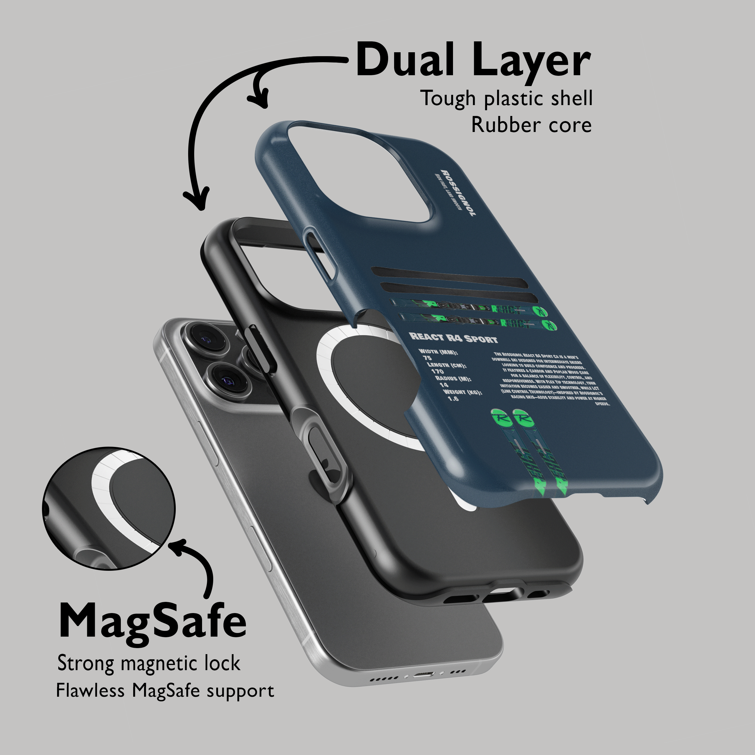Rossignol React R4 Sport Ski Phone Case
