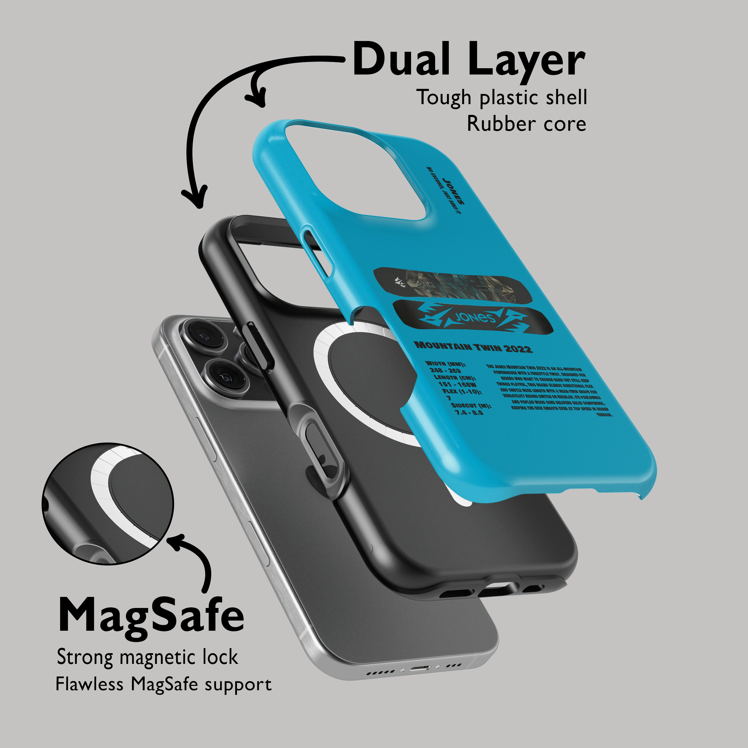 Jones Mountain Twin 2022 Snowboard Phone Case