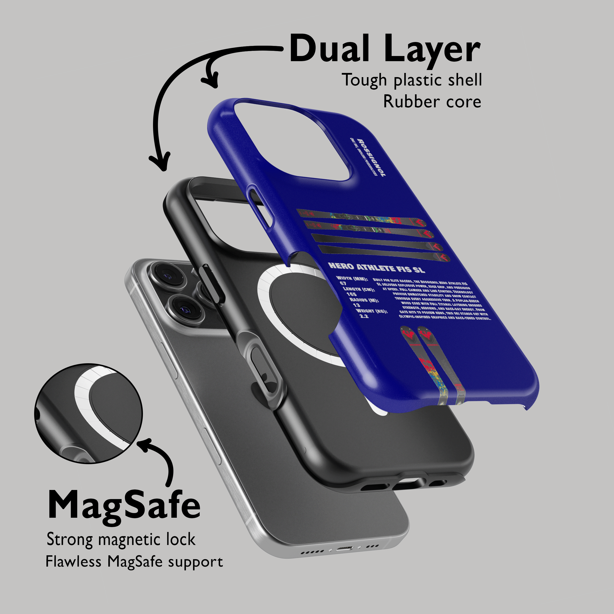 Rossignol Hero Athlete FIS SL Ski Phone Case