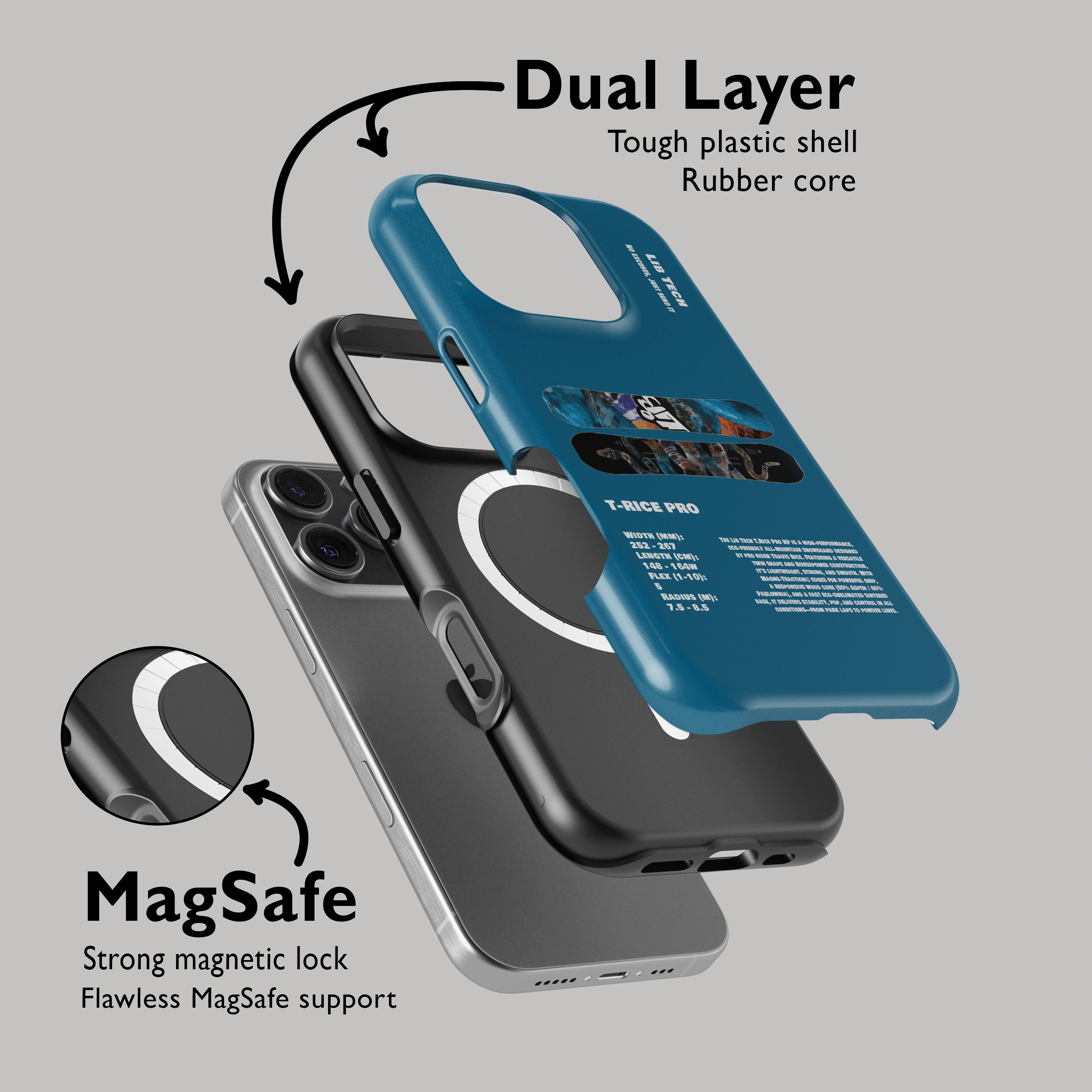 Étui de téléphone Lib Tech Cold Brew 2024 Snowboard