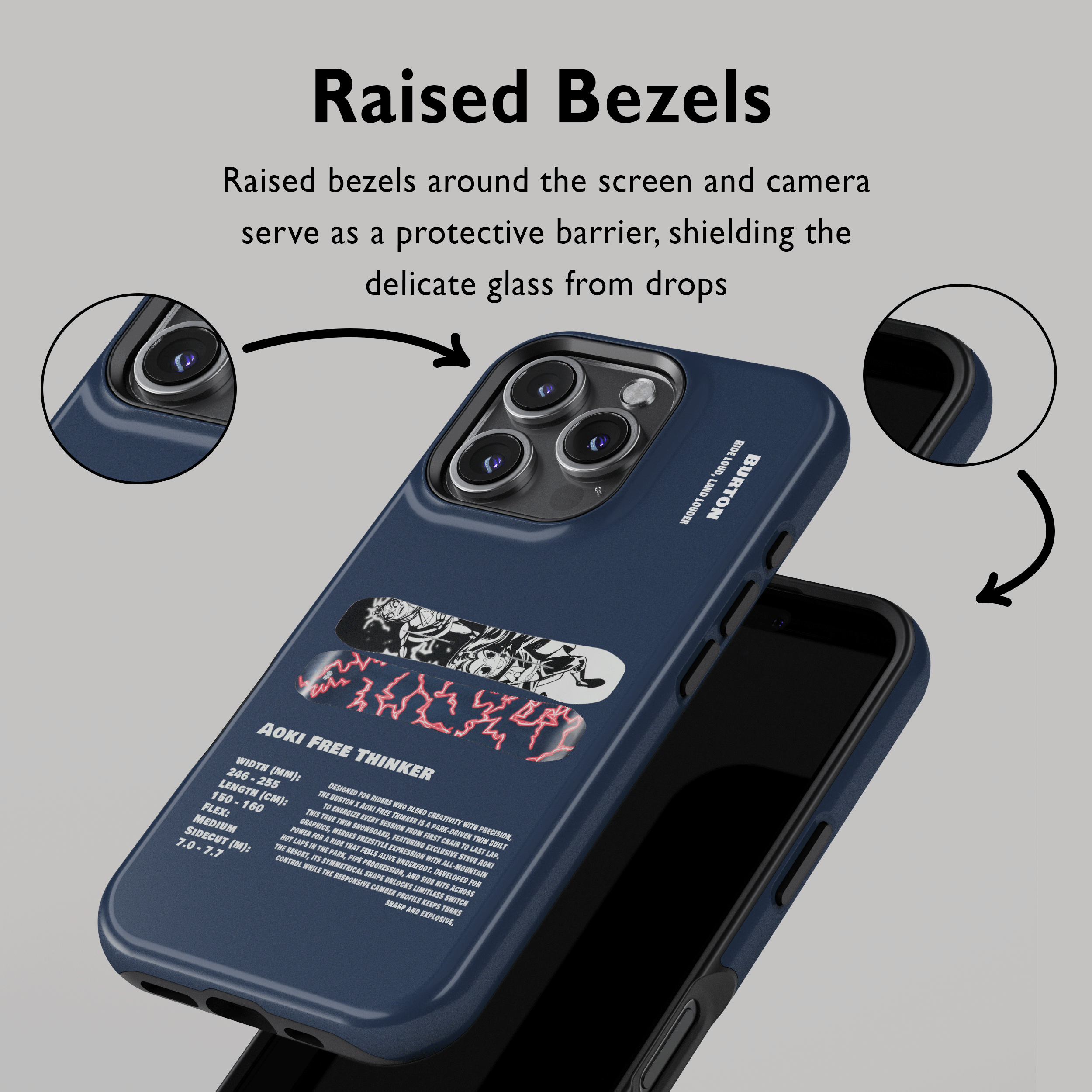 Burton x Aoki Free Thinker Snowboard Phone Case