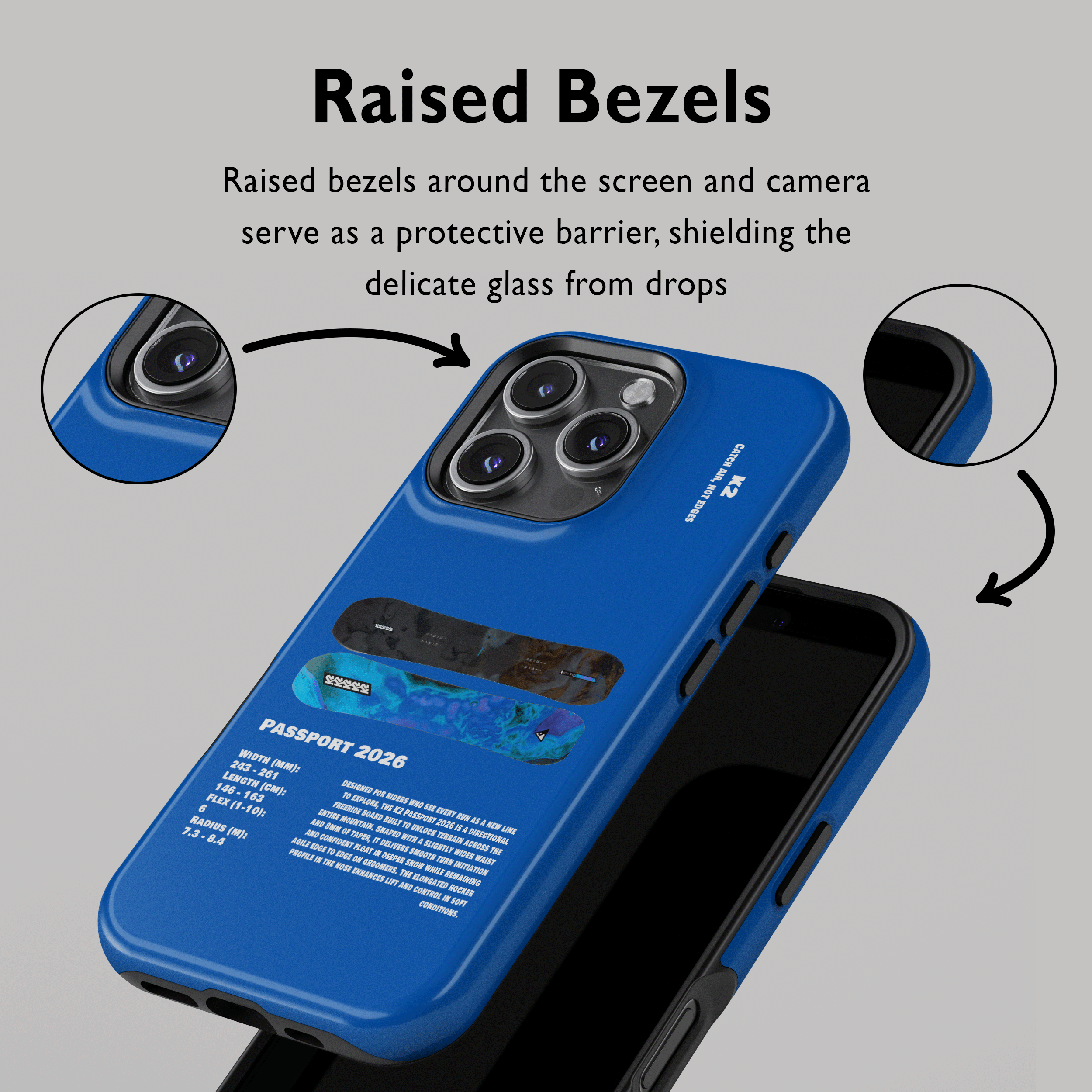 K2 Passport 2026 Snowboard Phone Case