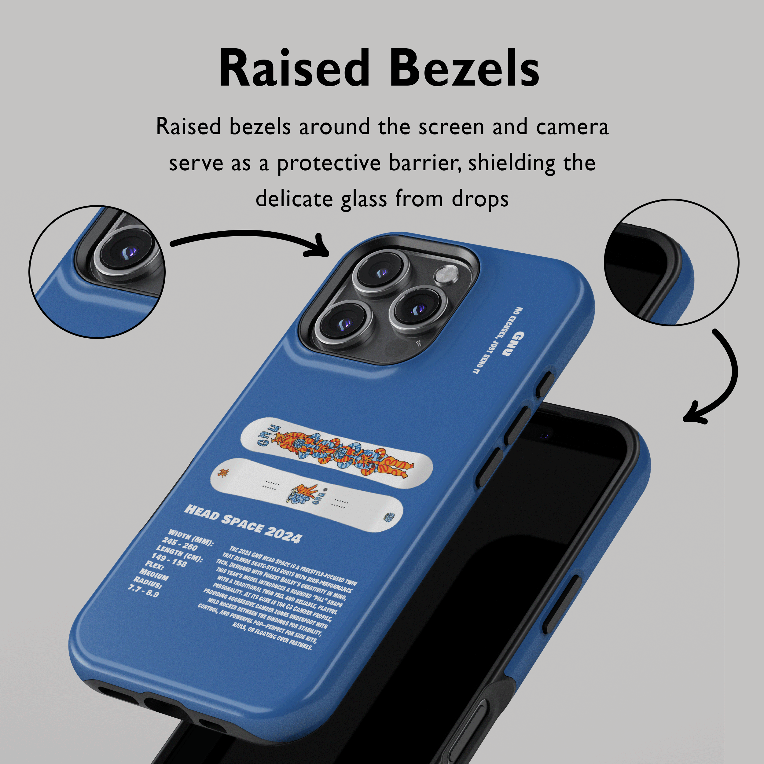 Gnu Head Space 2024 Snowboard Phone Case