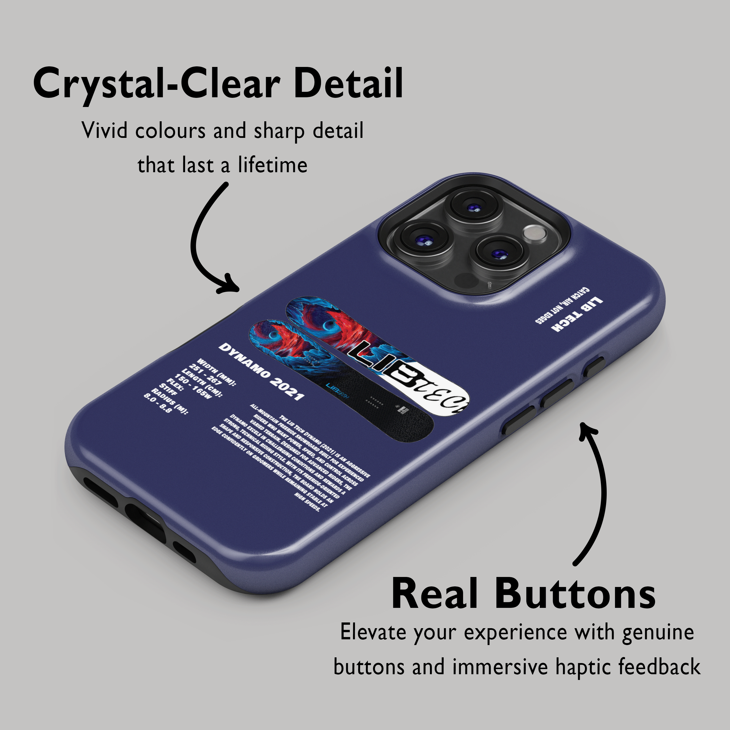Lib Tech Dynamo 2021 Snowboard Phone Case