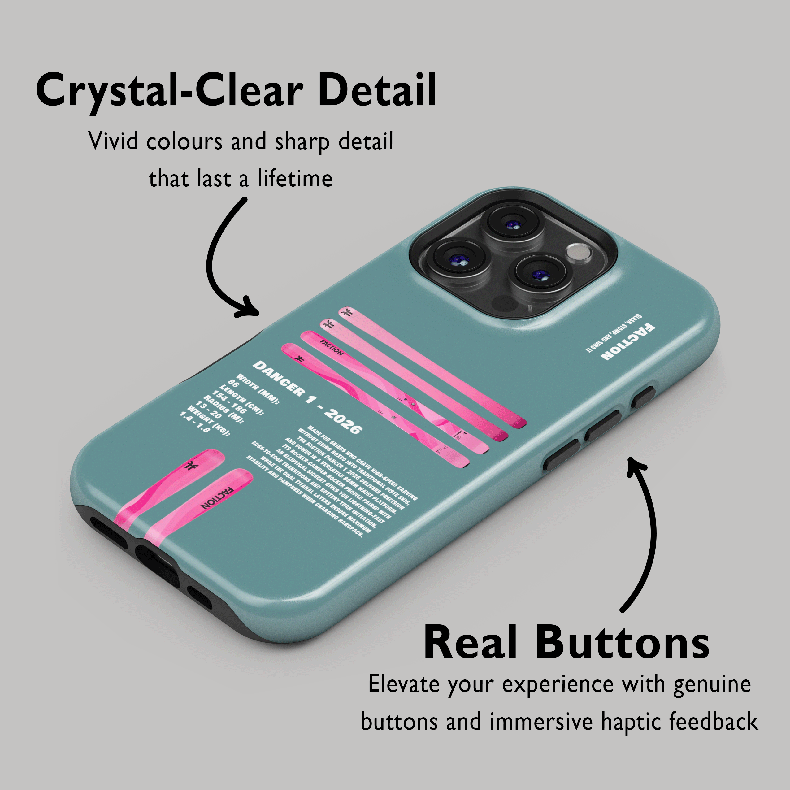 Faction Dancer 1 2026 Ski Phone Case