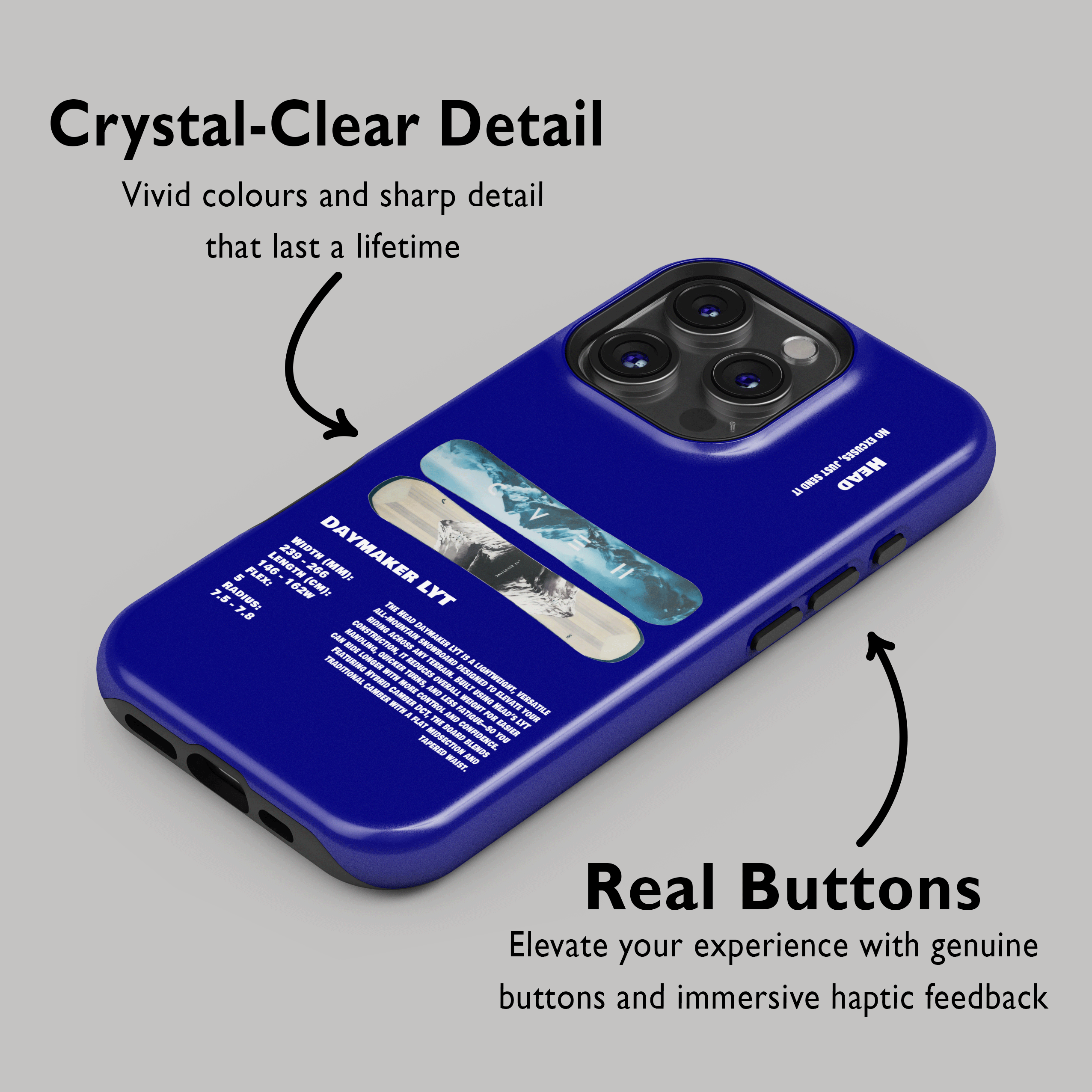 Head Daymaker LYT Snowboard Phone Case