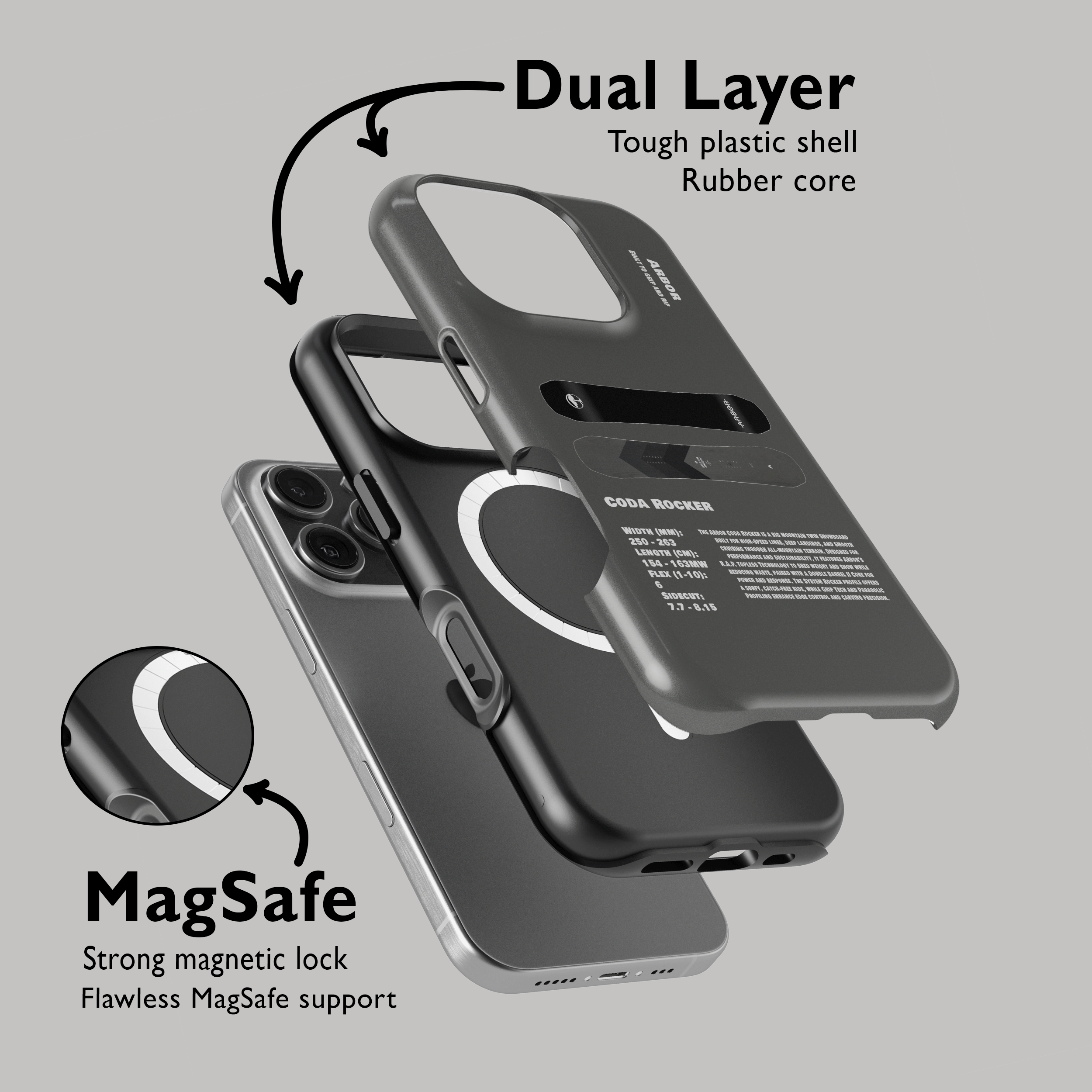 Étui de téléphone Capita Mega Death Snowboard