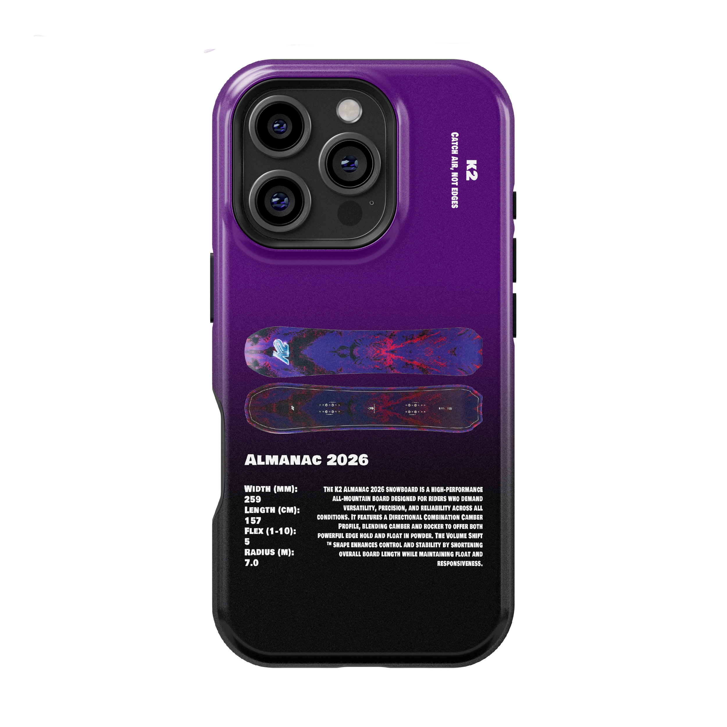 Étui de téléphone K2 Broadcast 2024 Snowboard