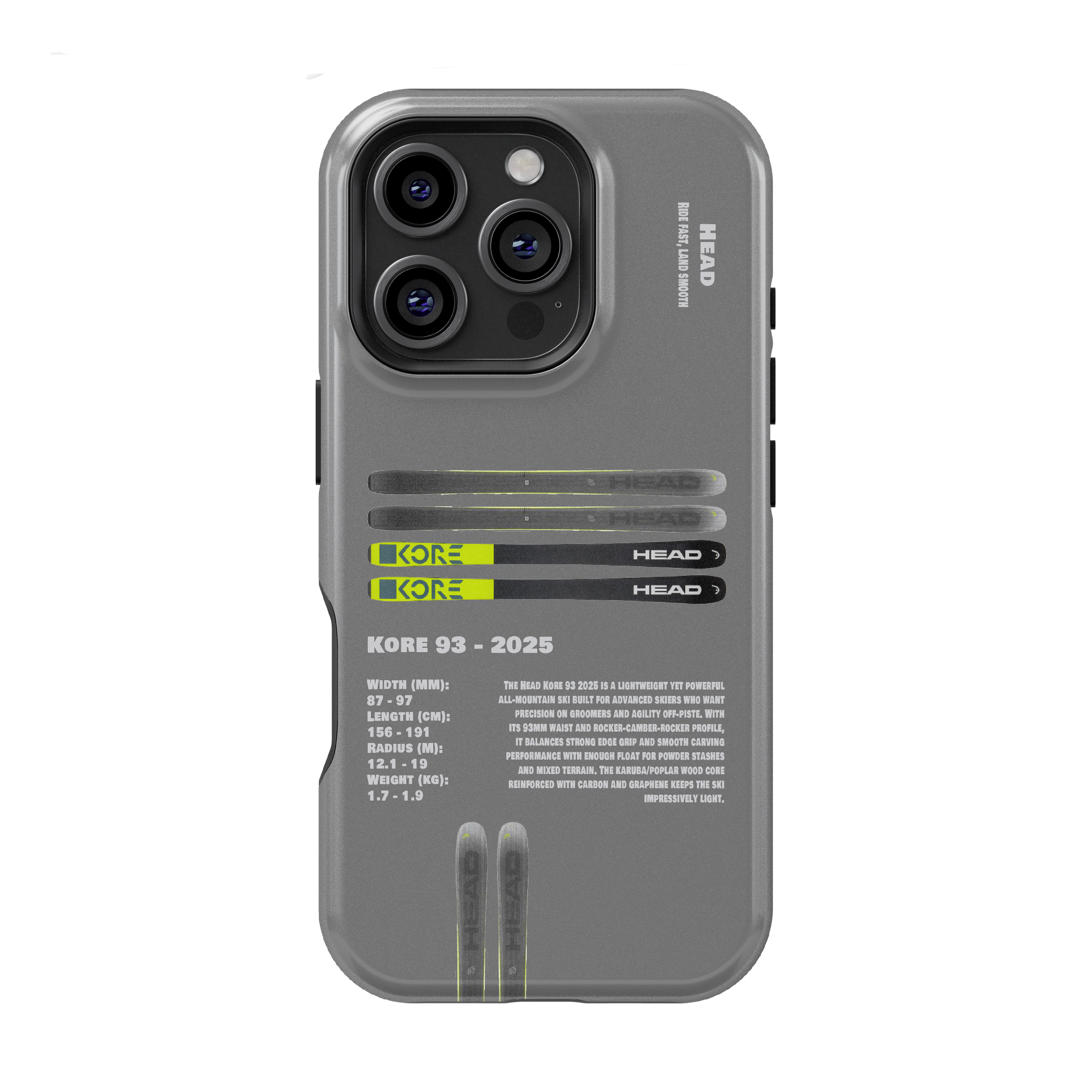 Head Kore 93 2025 Ski Phone Case
