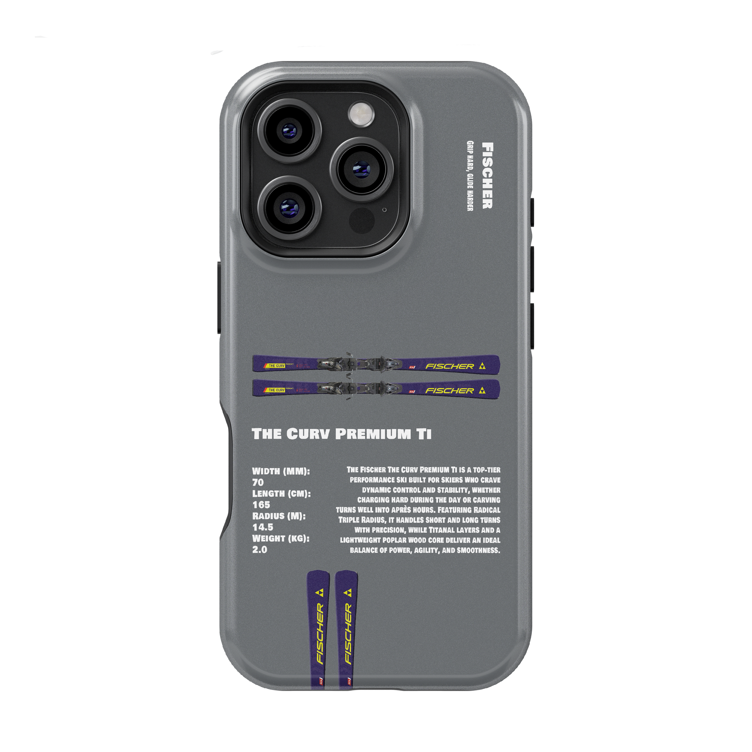 Fischer The Curv Premium Ti Ski Phone Case