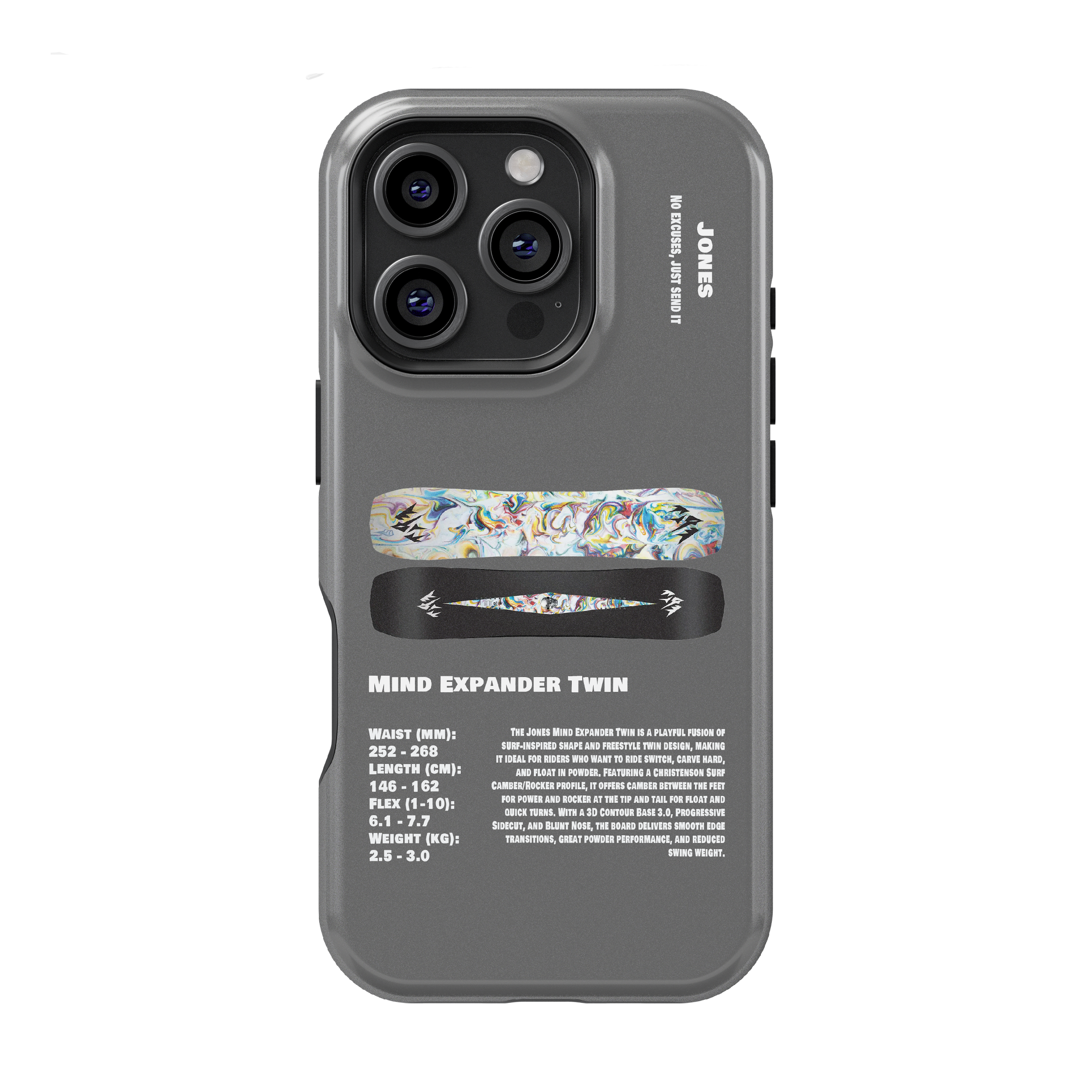 Jones Mind Expander Twin Snowboard Phone Case