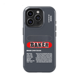 Baker Brand Logo Black Skateboard Phone Case