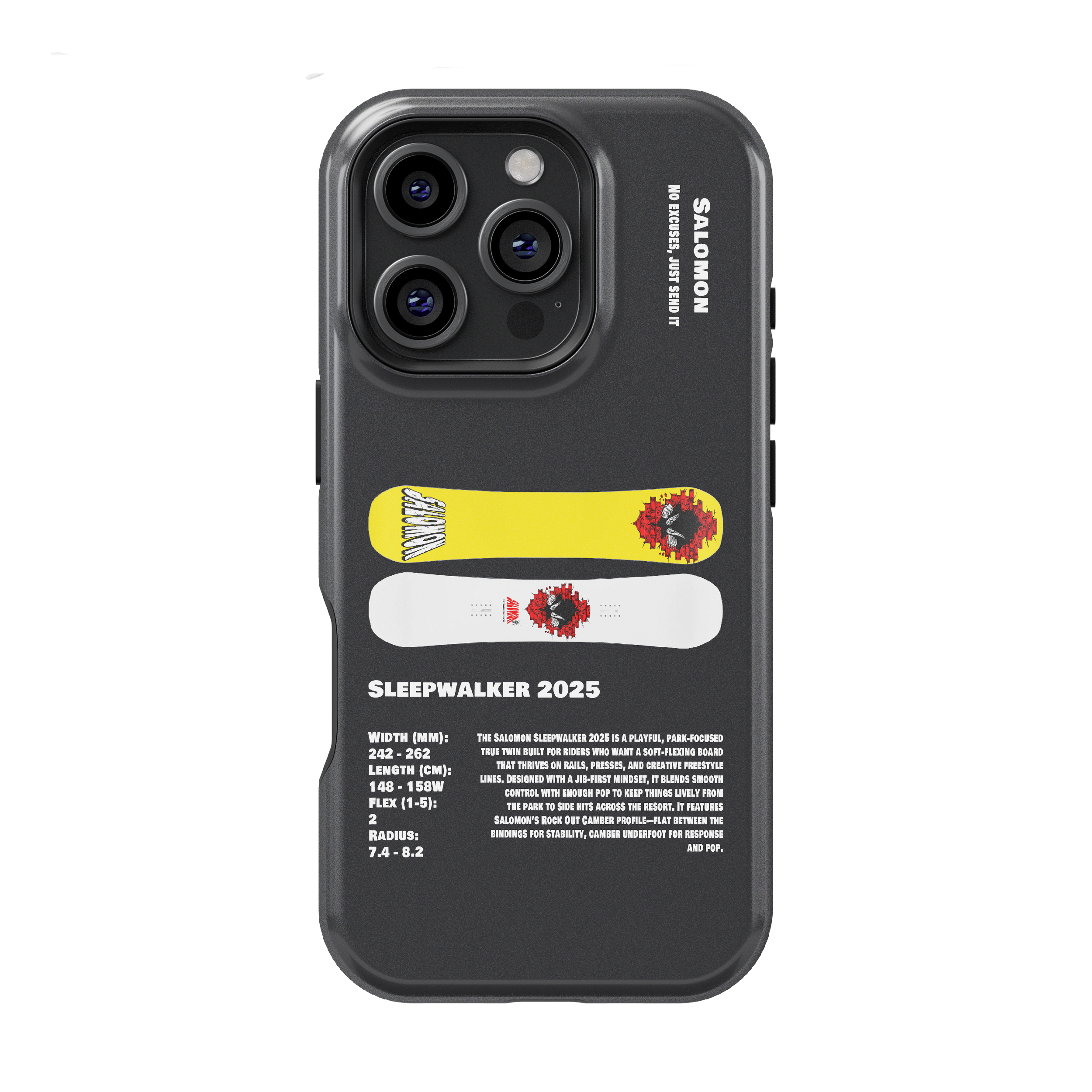 Salomon Sleepwalker 2025 Snowboard Phone Case
