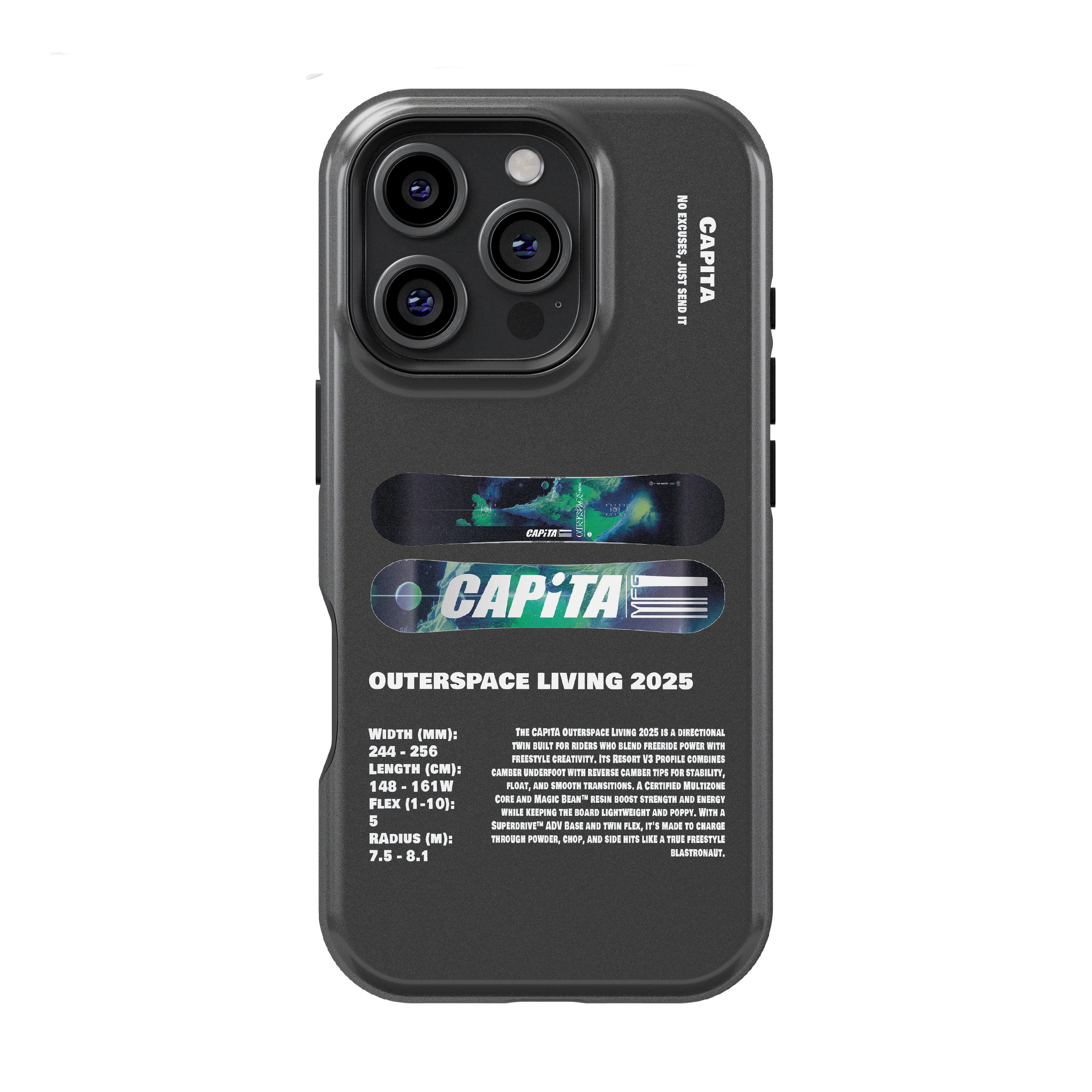 Capita Mega Death Snowboard Handyhülle