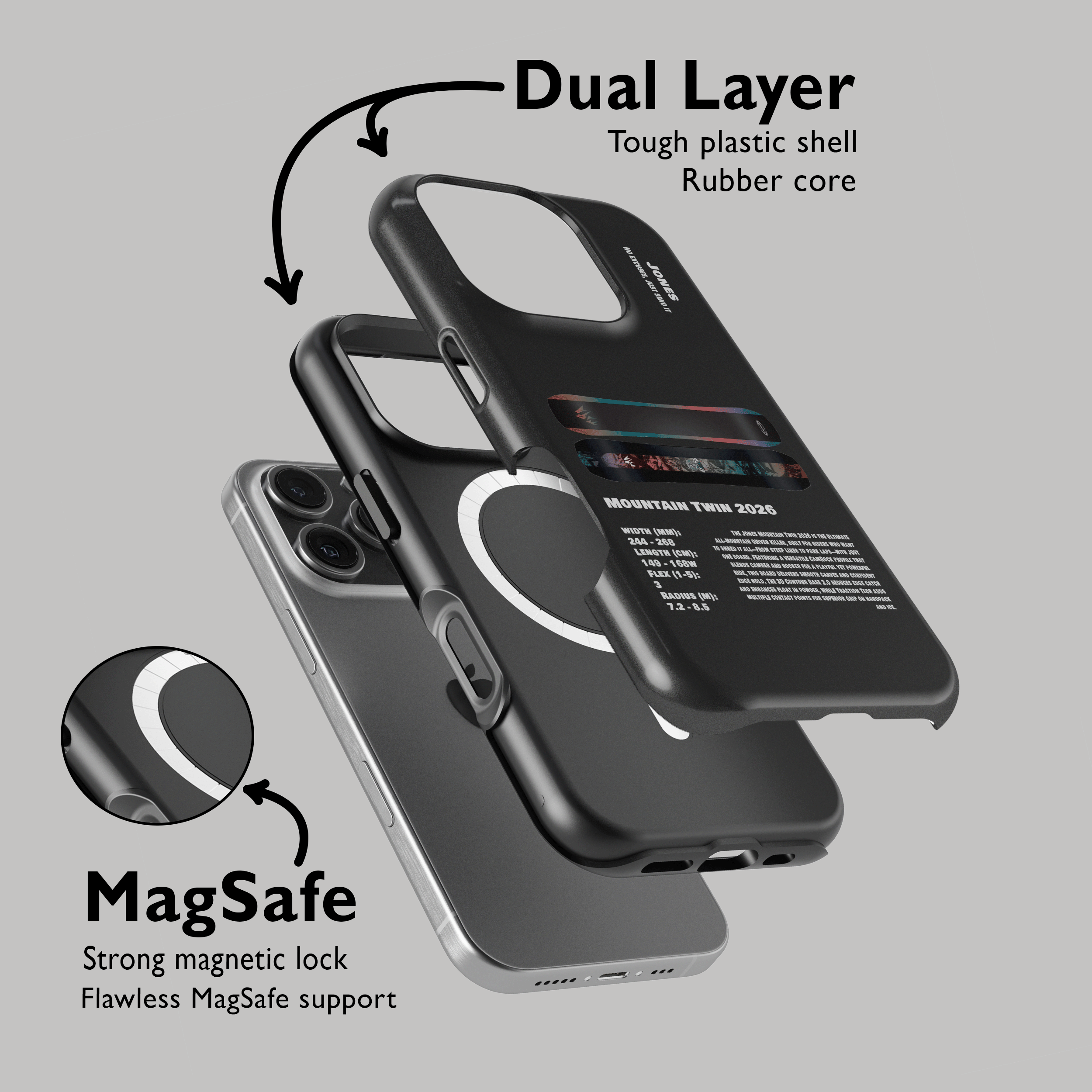 Jones Mountain Twin 2026 Snowboard Phone Case