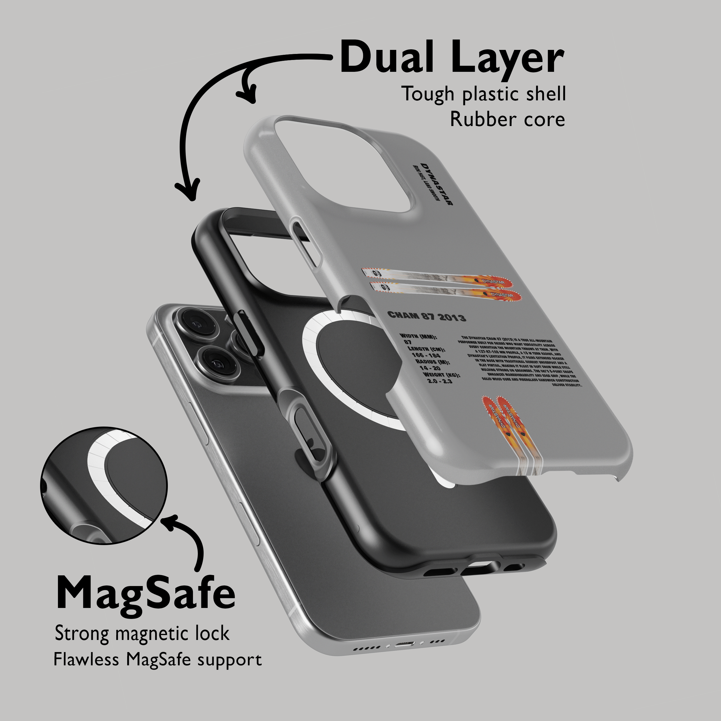 Dynastar Cham 87 2013 Ski Phone Case