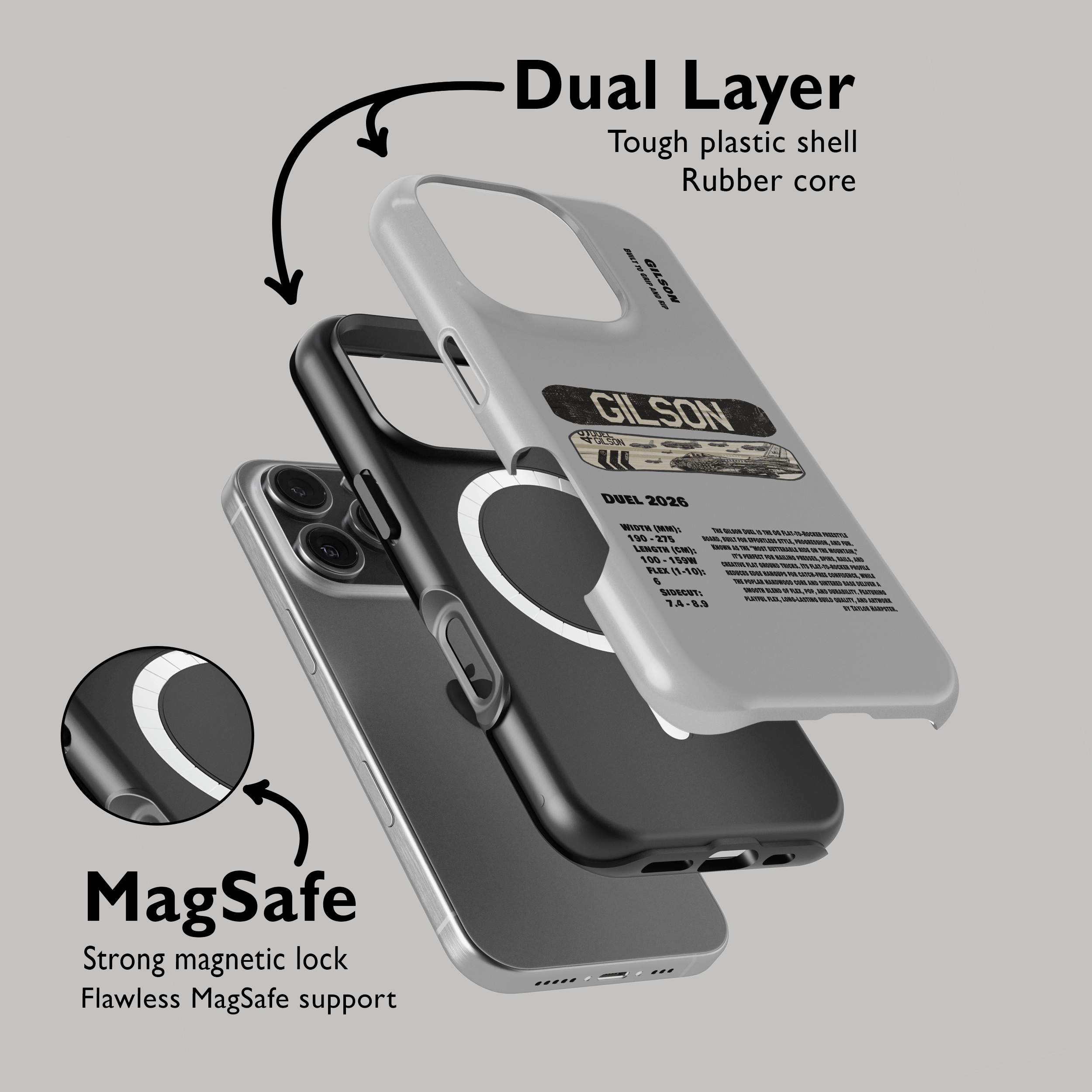 Gilson Duel Snowboard Phone Case