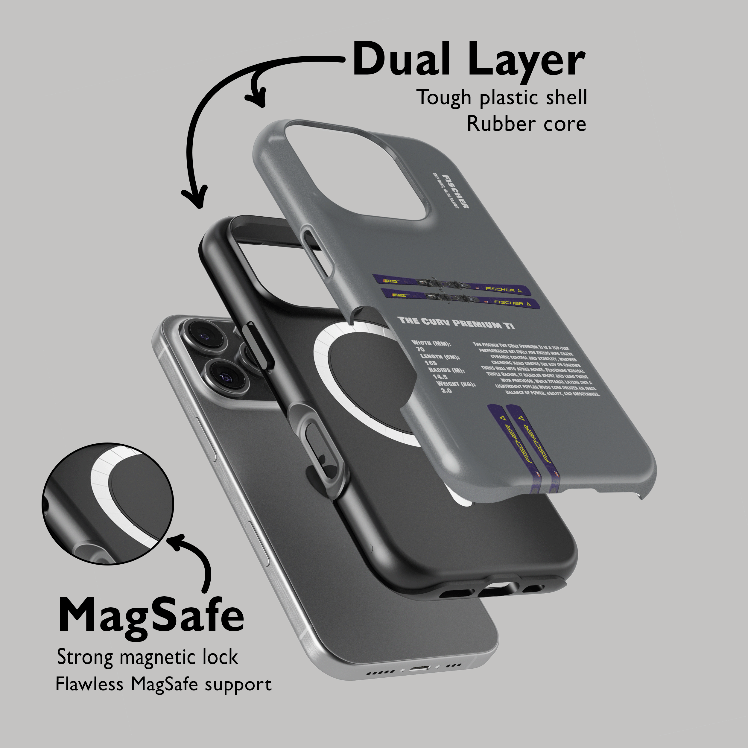 Fischer The Curv Premium Ti Ski Phone Case