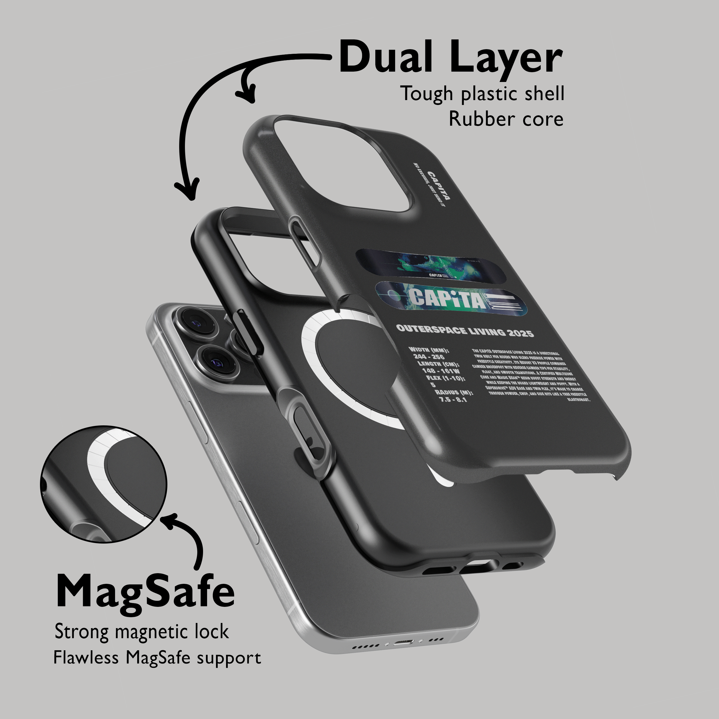 Capita Mega Death Snowboard Handyhülle