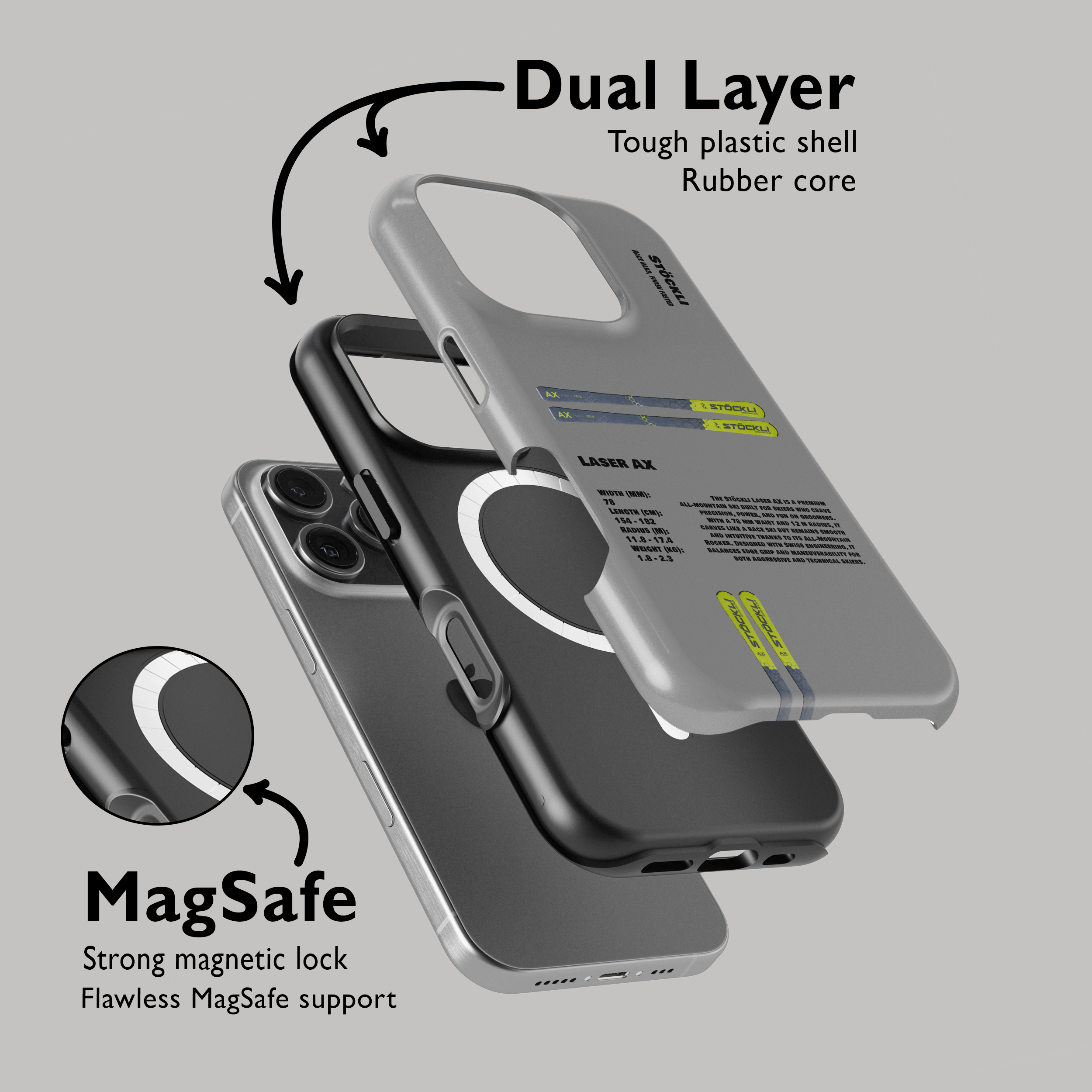 Étui de téléphone Stockli Laser AX Ski