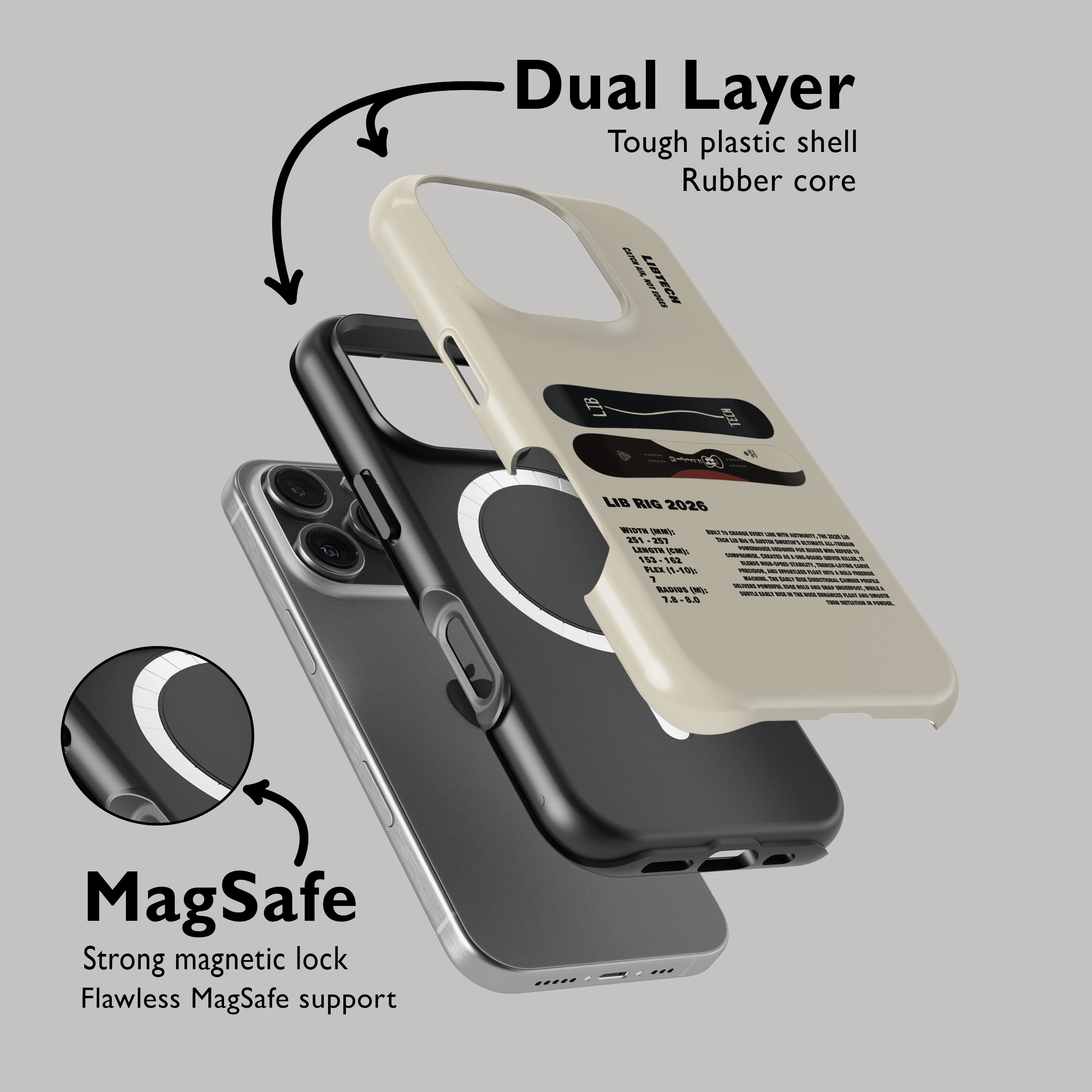 Lib Tech Lib Rig 2026 Snowboard Phone Case